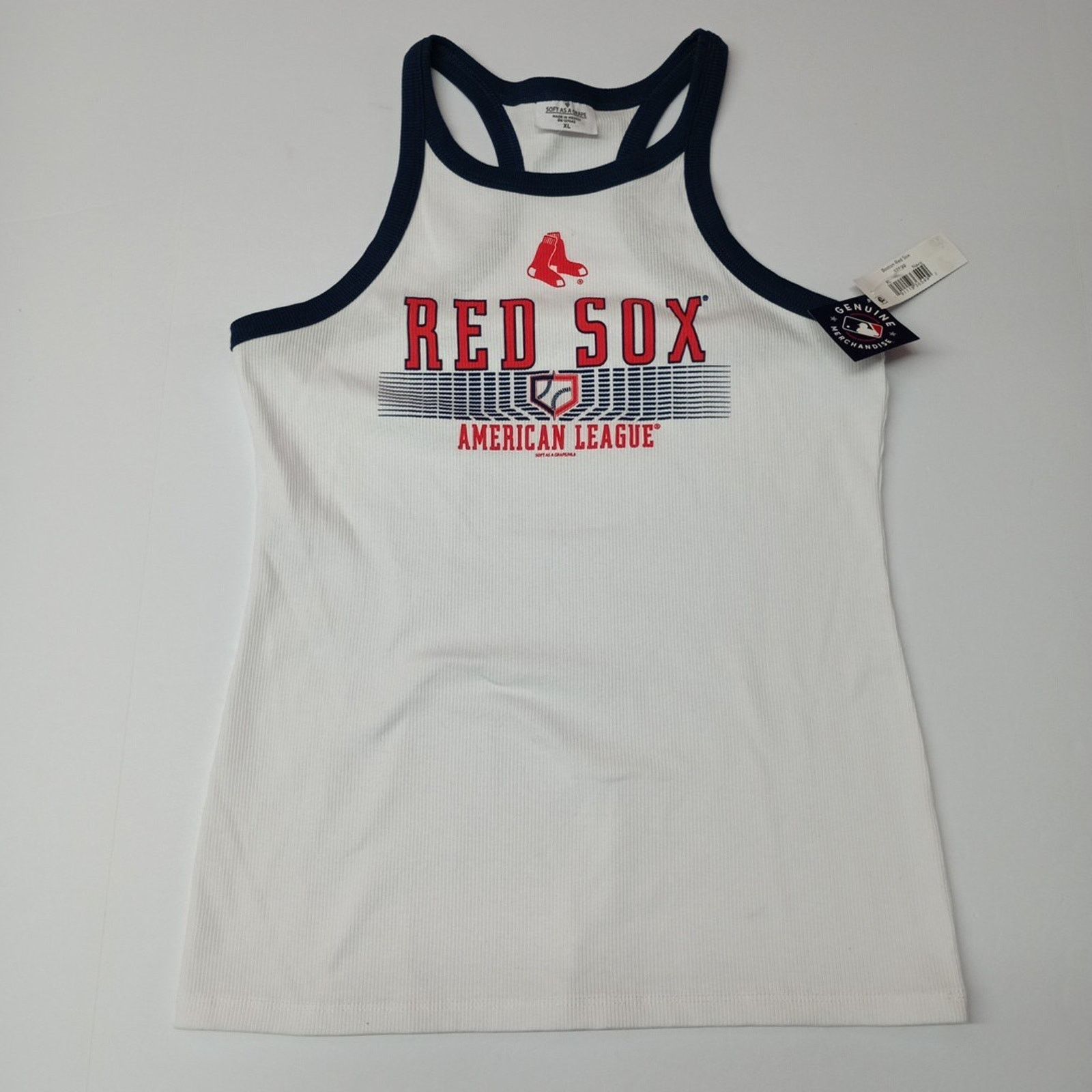 Other Boston Red Sox Ribbed Tank Top Women's Size XL White NWT Size XL / US 12-14 / IT 48-50 - 1 Thumbnail
