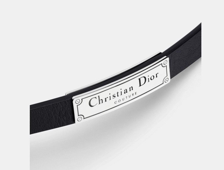 Dior o1w1db11124 Size: OS / Leather Double Bracelet in Black Size ONE SIZE - 3 Thumbnail