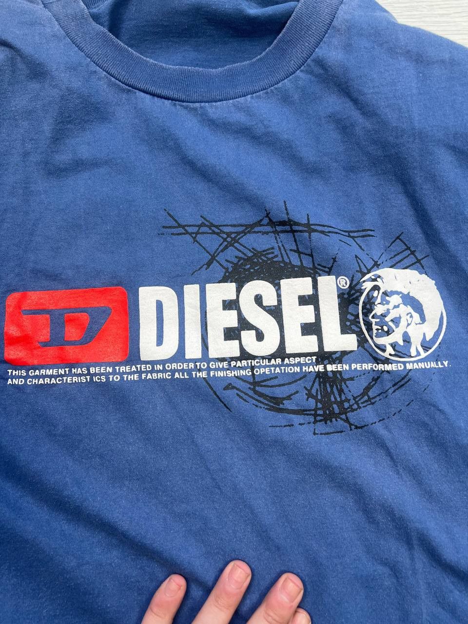 Diesel × Vintage 💎 Diesel Vintage Y2K Spell out T-shirt Style Tee Black Size US XL / EU 56 / 4 - 6 Thumbnail