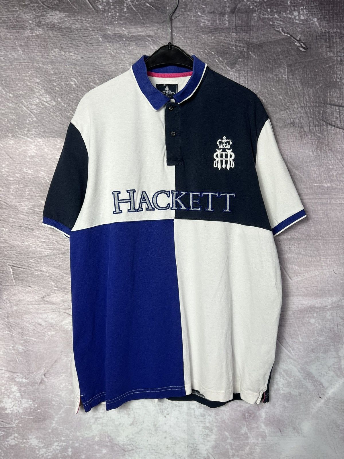 Hackett Henley Royal Regatta by Hackett Polo Shirt Old Money Style Size US XL / EU 56 / 4 - 1 Thumbnail