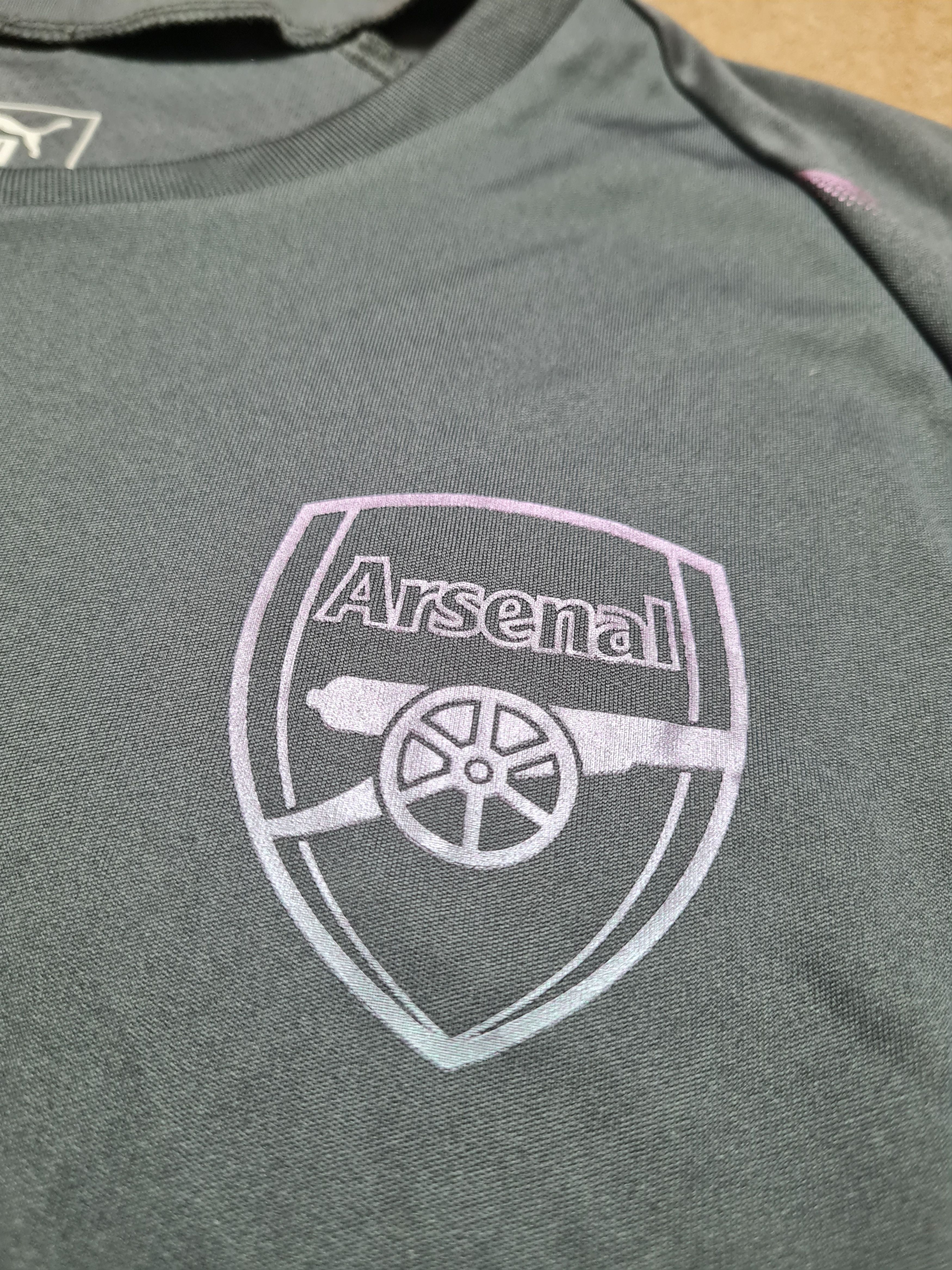 Puma Puma Arsenal Grey Training Football Training Jersey Soccer Size US M / EU 48-50 / 2 - 19 Thumbnail