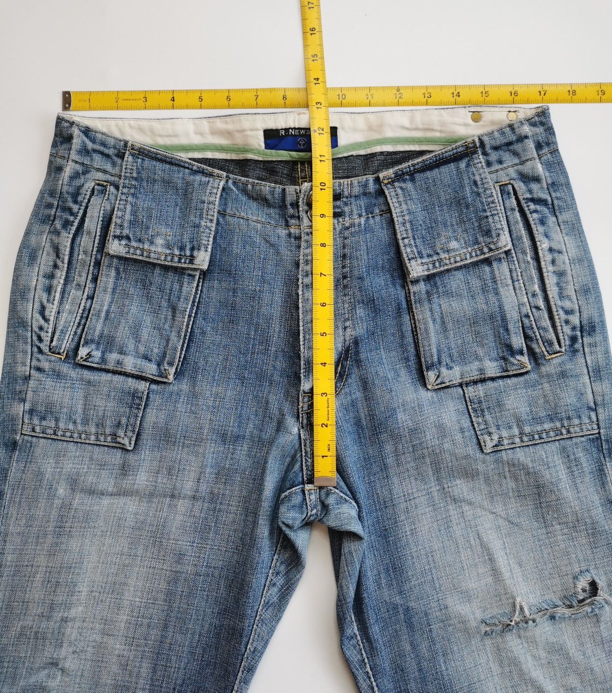 Paul Smith Thrashed Paul Smith Snap Multipocket Distressed Jeans Size US 34 / EU 50 - 15 Thumbnail