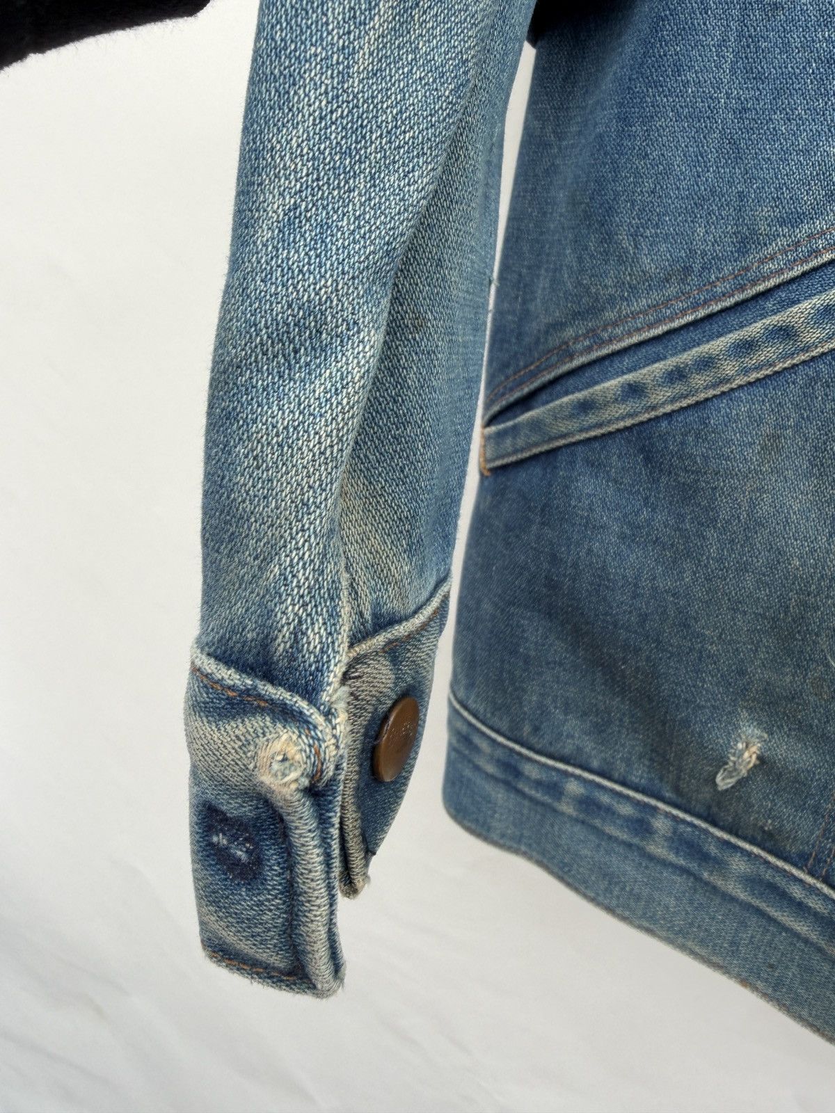 Wrangler Vintage 70s Wrangler trucker cowboy denim jacket Size US L / EU 52-54 / 3 - 7 Thumbnail