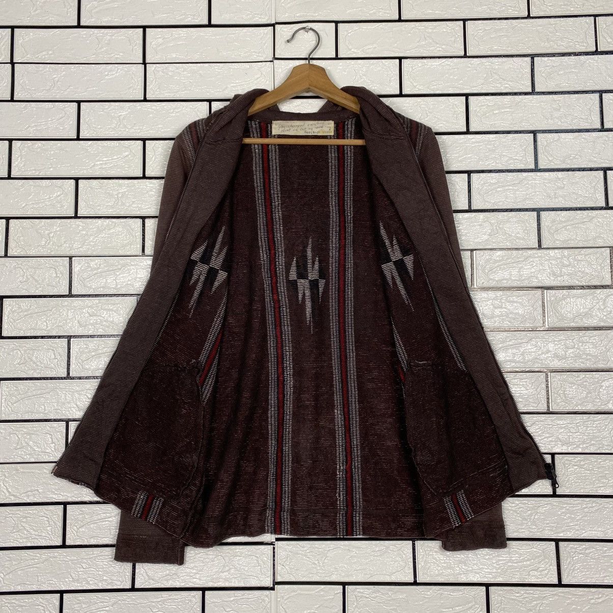 Japanese Brand 📌Herritage Stone Navajo Chimayo Zipper Hoodie Native Design Size US M / EU 48-50 / 2 - 15 Thumbnail
