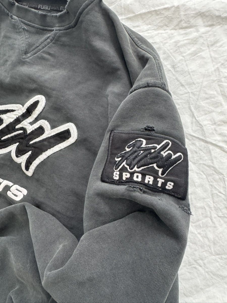 Fubu Vintage Faded and Distressed Fubu Oversized Cropped Crewneck Size US XL / EU 56 / 4 - 4 Thumbnail