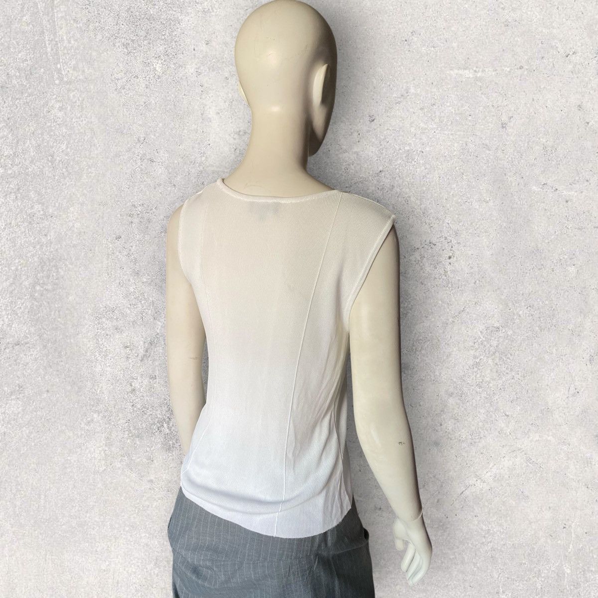 Gucci 1997 Rayon Ribbed Blouse By Tom Ford Size M / US 6-8 / IT 42-44 - 5 Thumbnail