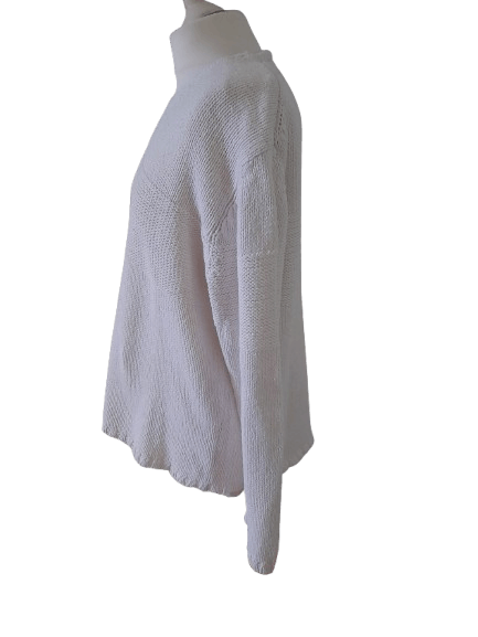 Valentino White Wool Knit Valentino Sweater Size L / US 10 / IT 46 - 6 Thumbnail