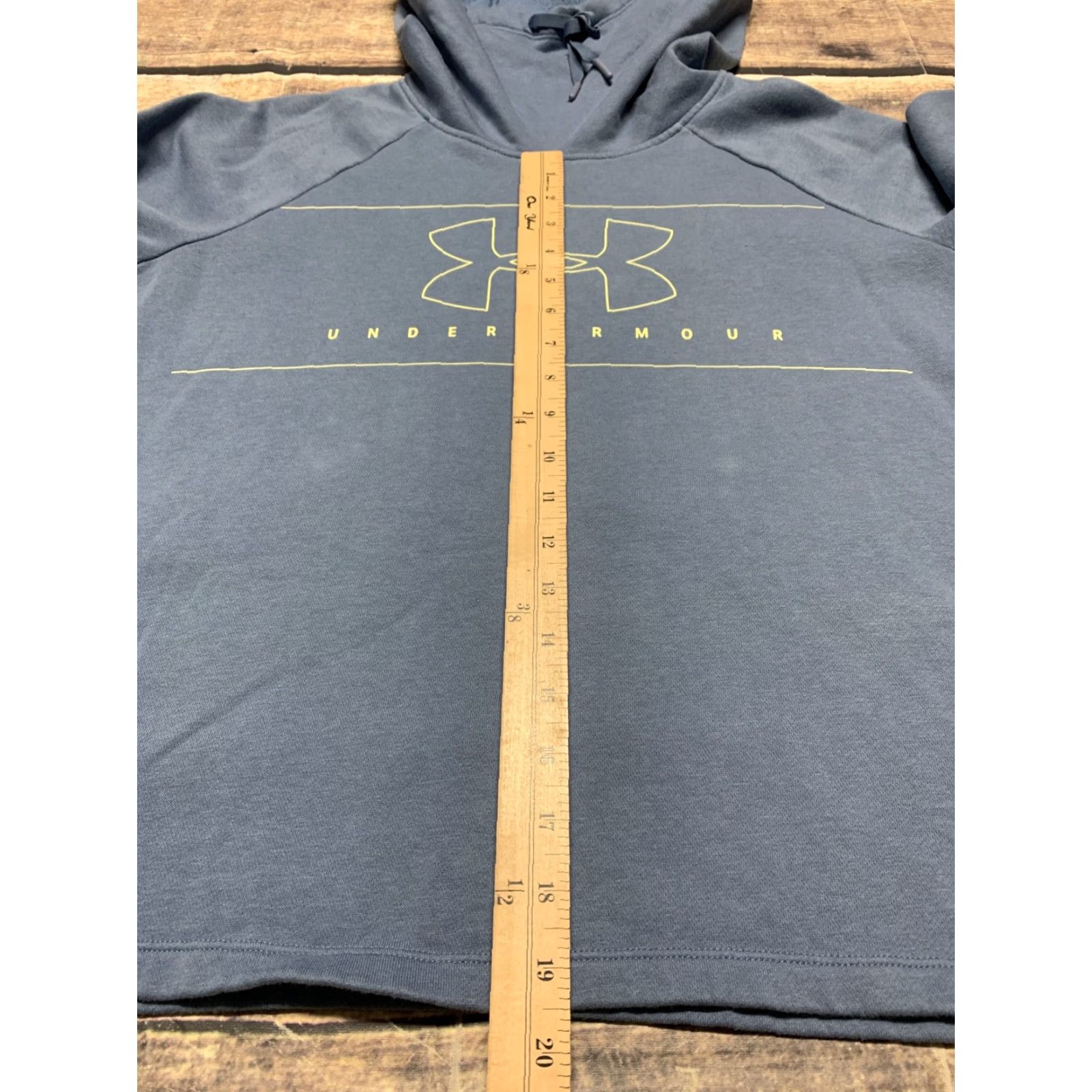 Under Armour Under Armour Sweatshirt Shirt Women Petite Small Blue Hooded Pullover Classic Activewear PS Women Womens Size S / US 4 / IT 40 - 6 Thumbnail