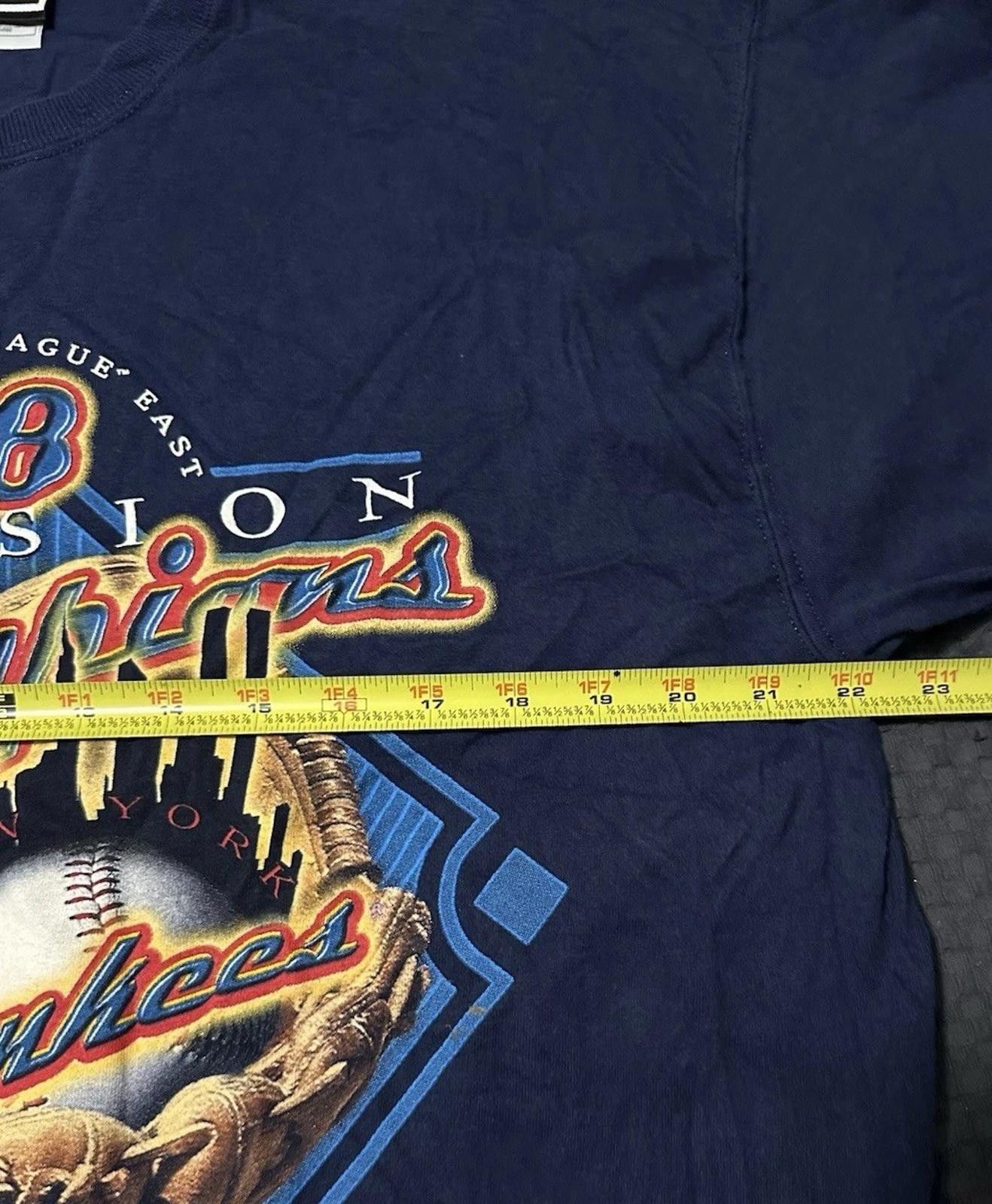 Pro Player Vintage MLB New York Yankees 98 AL East Champions T-Shirt XL Size ONE SIZE - 5 Thumbnail