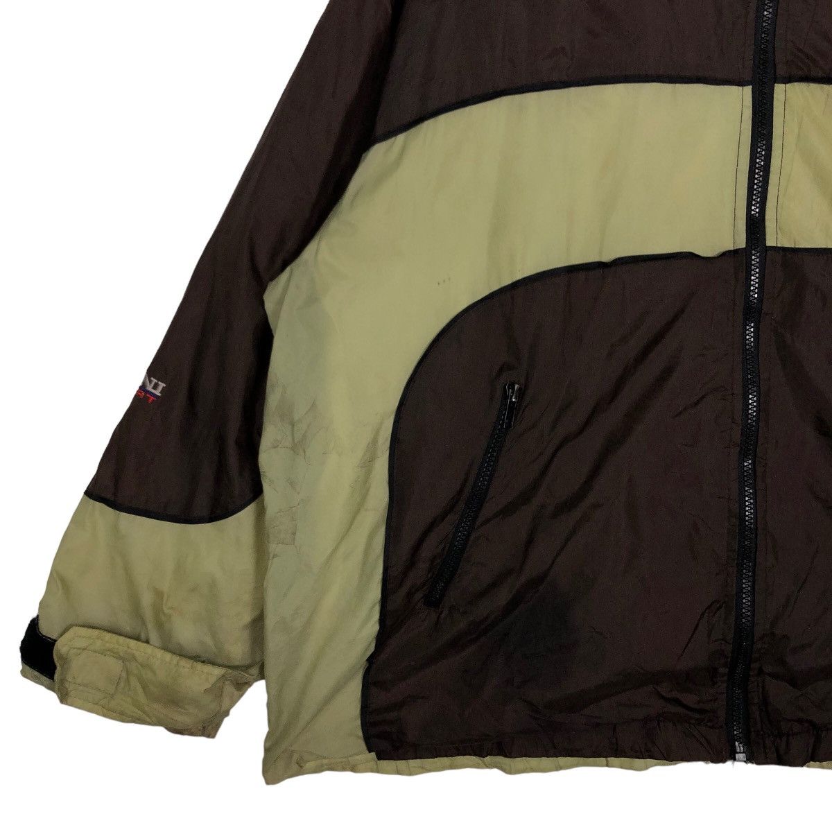 Vintage 🔥Vtg Nylon Bomber Jacket Karl Kani Spell Out Big Logo Size US M / EU 48-50 / 2 - 5 Thumbnail