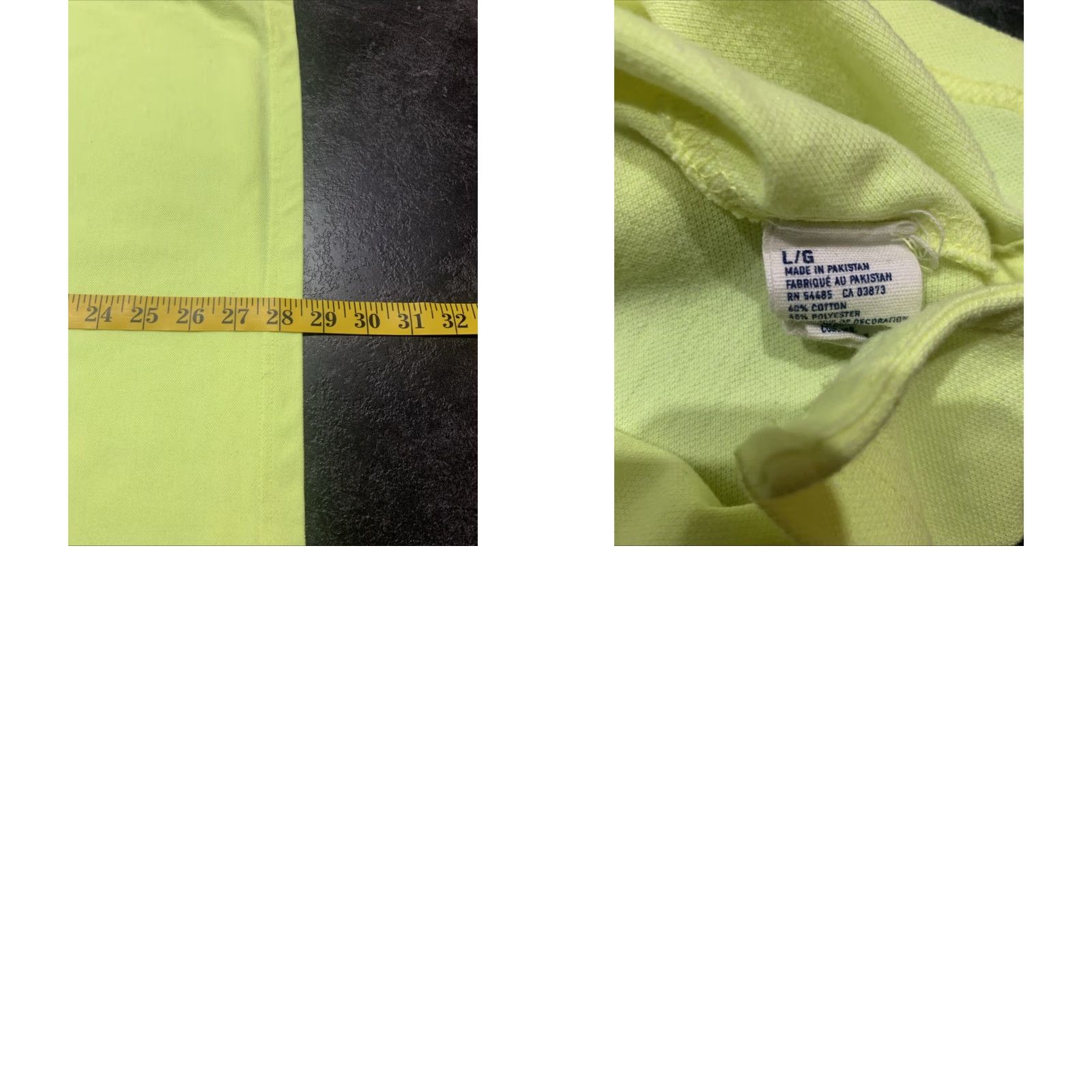 American Eagle Outfitters American Eagle Outfitters Polo Shirt Men Athletic Fit L Yellow Cotton Polyester Blend Size US L / EU 52-54 / 3 - 8 Thumbnail
