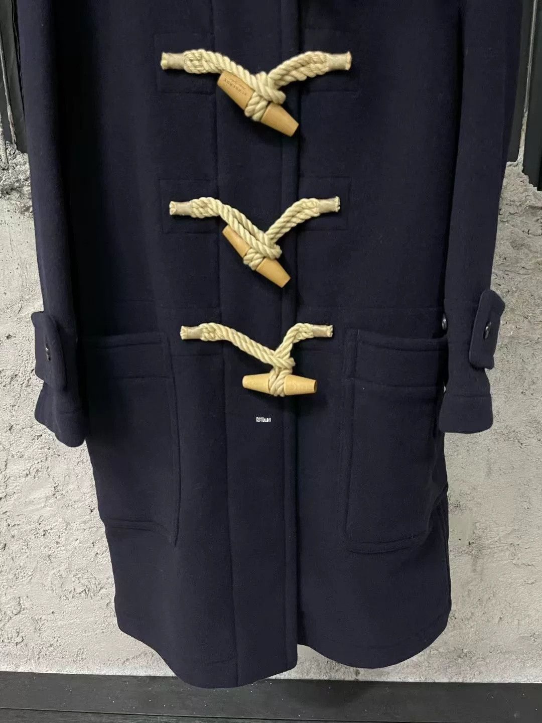 Burberry Burberry Navy Toggle Preppy Coat Size US 7 / EU 40 - 4 Thumbnail