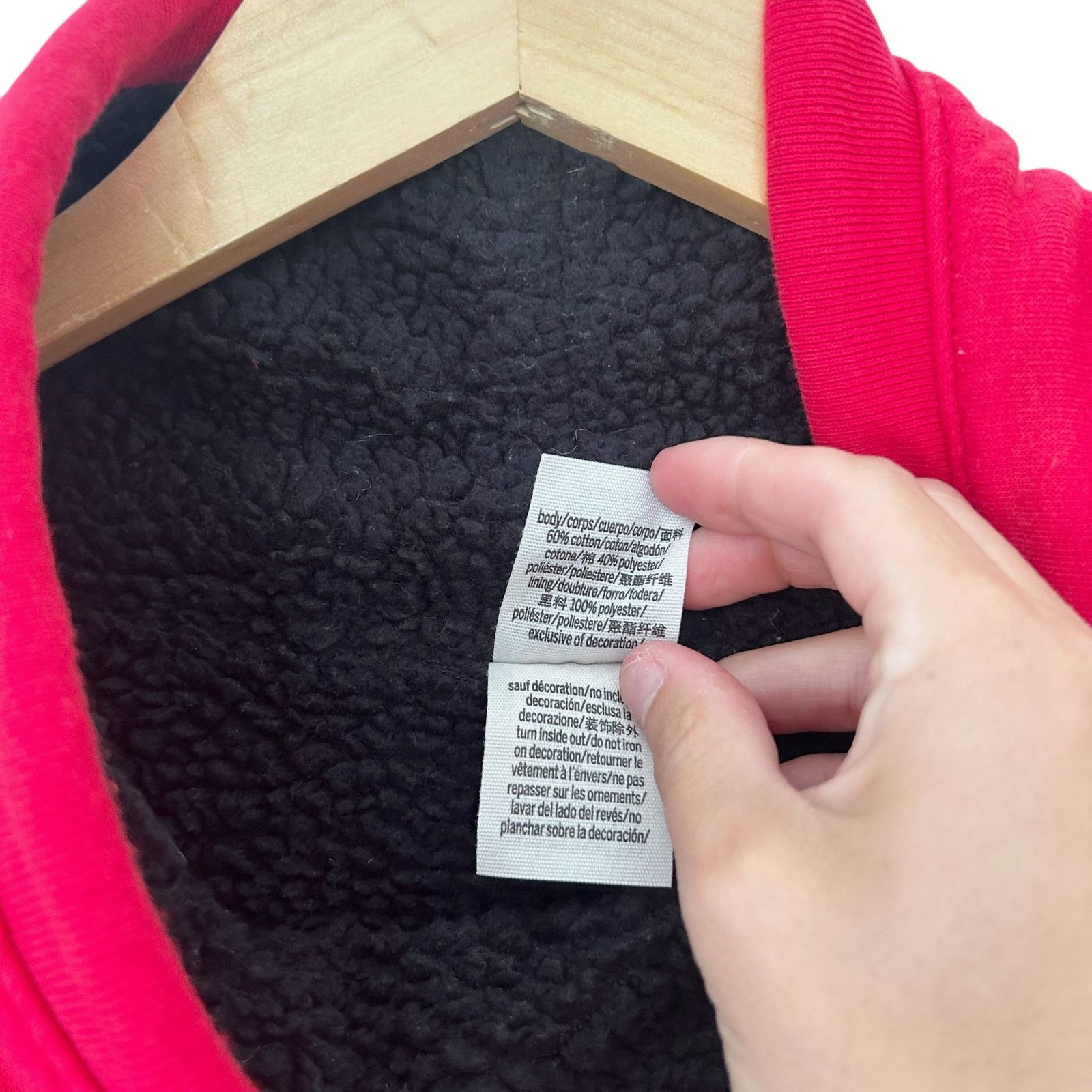 Victoria's Secret Pink Victoria's Secret Sherpa Lined Mock Neck Sweatshirt L Size L / US 10 / IT 46 - 3 Thumbnail