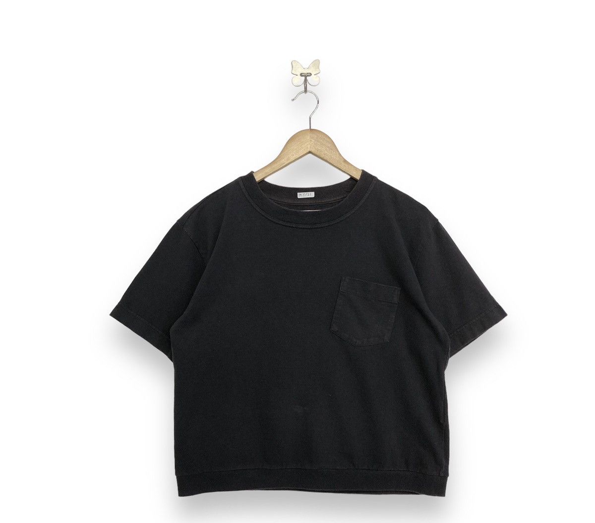 Margaret Howell Margaret Howell Cropped Pocket Plain Minimalist Tshirt Size XS / US 0-2 / IT 36-38 - 1 Thumbnail