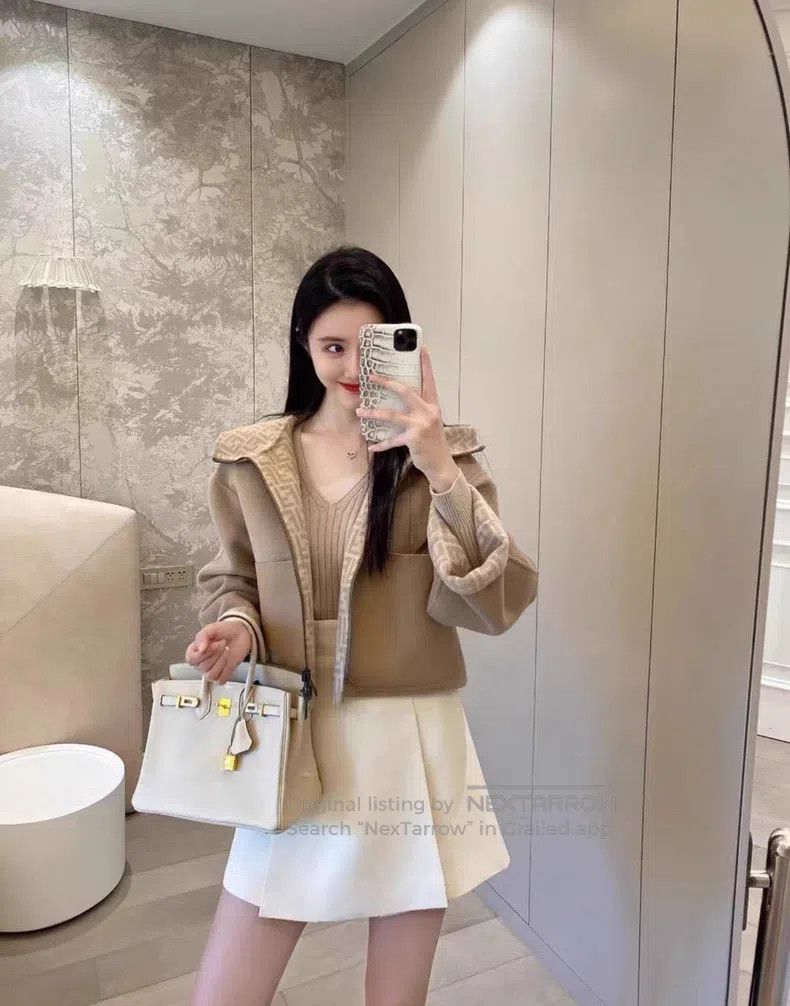 Fendi Fendi Full Logo Overcoat Size S / US 4 / IT 40 - 8 Thumbnail