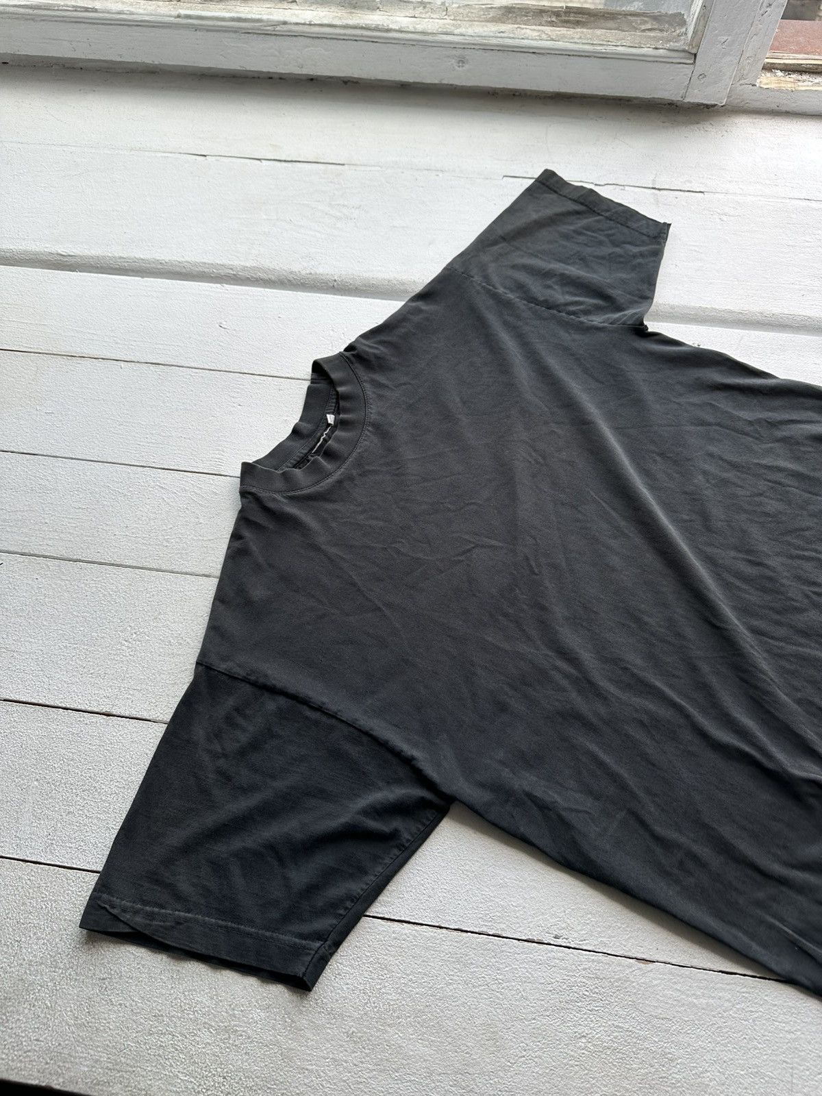 Vintage 🚨Vintage Japanese Style Faded Blank Tee shirt Y2K rare Size US L / EU 52-54 / 3 - 2 Thumbnail