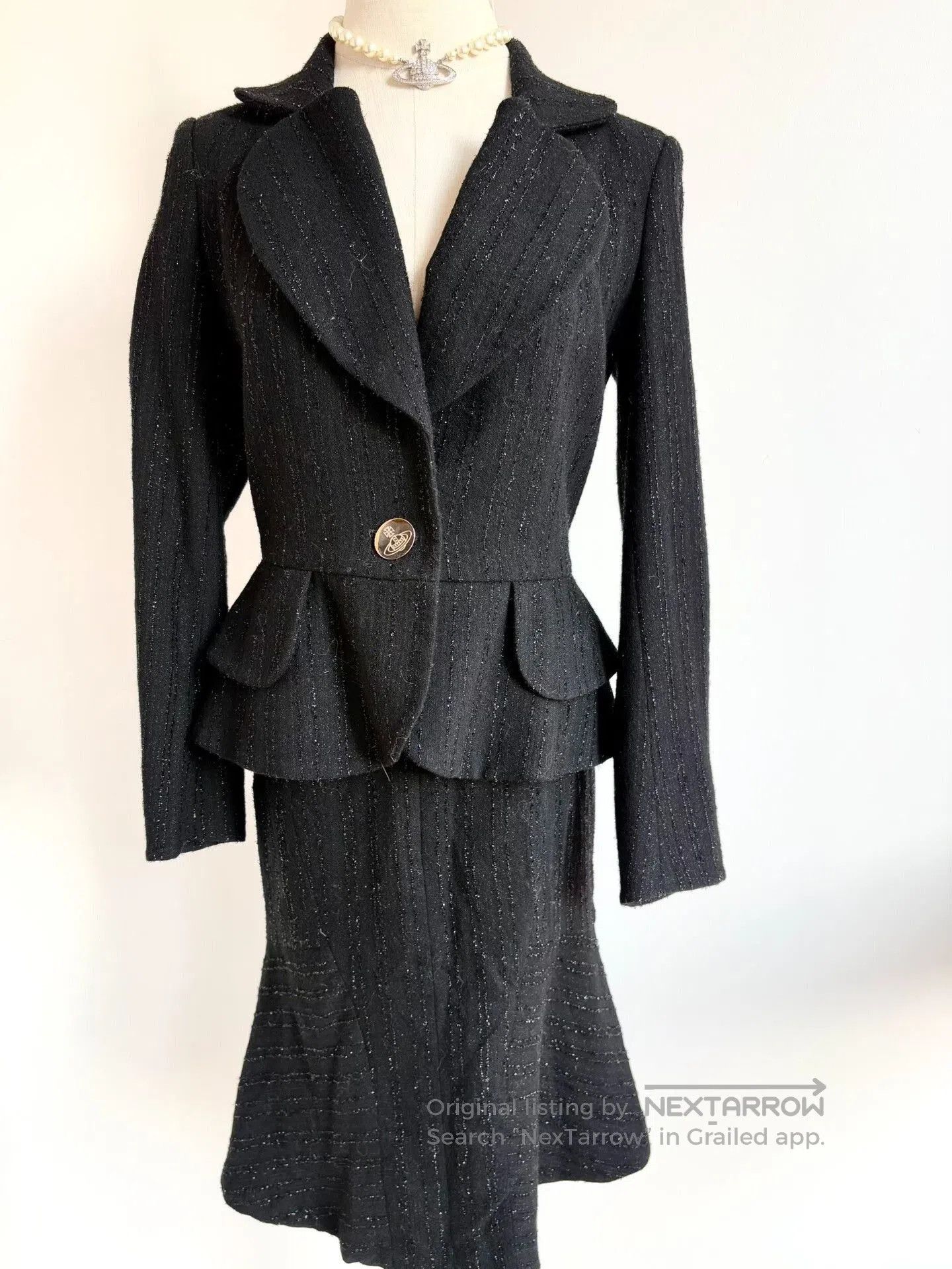 Vivienne Westwood Vivienne Westwood Black Heart Suit Set. Size L / US 10 / IT 46 - 8 Thumbnail
