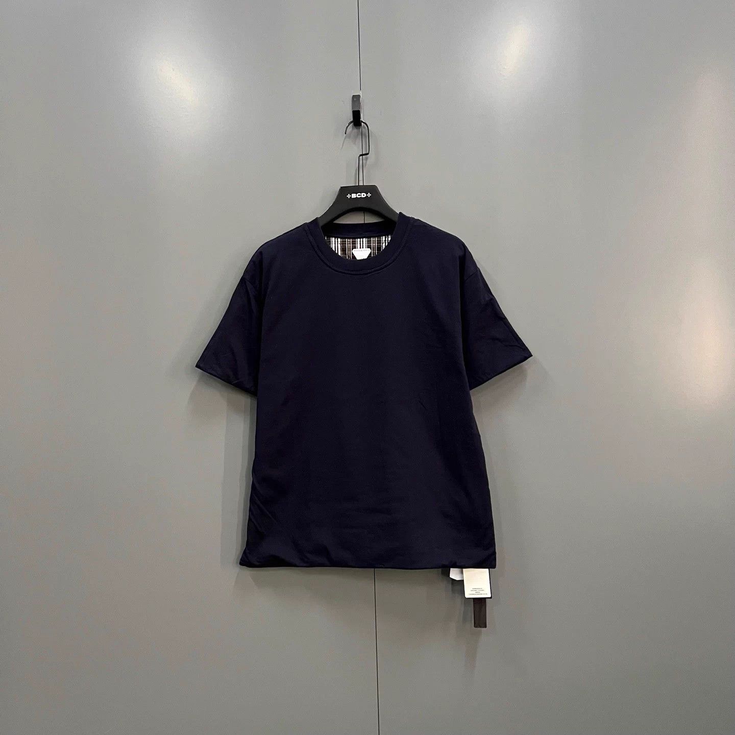 Bottega Veneta BV check lining crewneck short M 98 New Size US M / EU 48-50 / 2 - 1 Thumbnail
