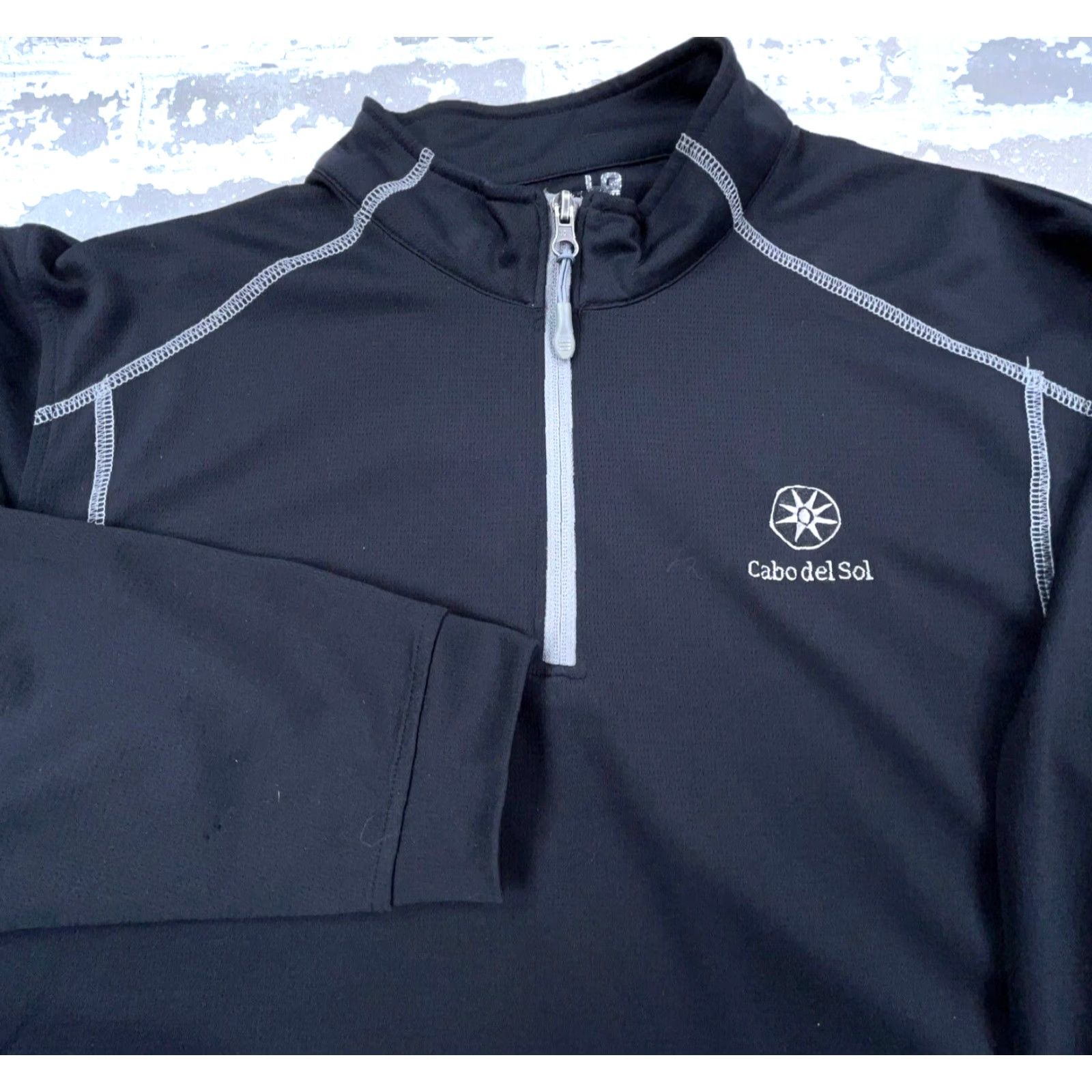 Under Armour Under Armour Shirt Men Large Black White Tee Pull Over Performance Golf Club Size US L / EU 52-54 / 3 - 2 Thumbnail