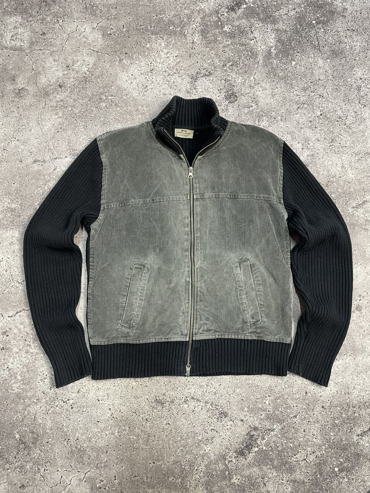 Vintage Diesel Style striped Sweater Faded Efect y2k