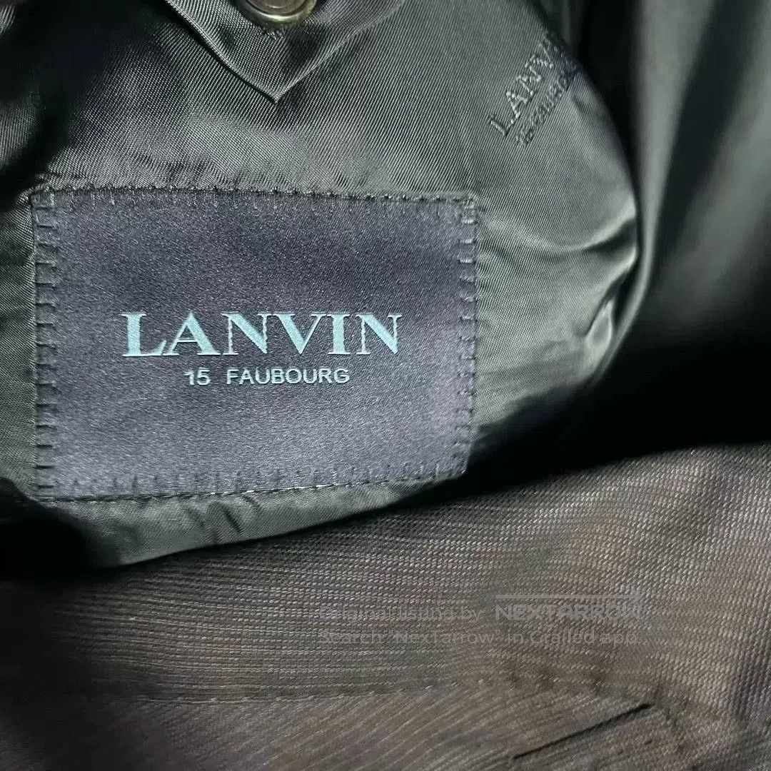 Lanvin lanvin black logo detail blazer jacket. Size US XXL / EU 58 / 5 - 3 Thumbnail