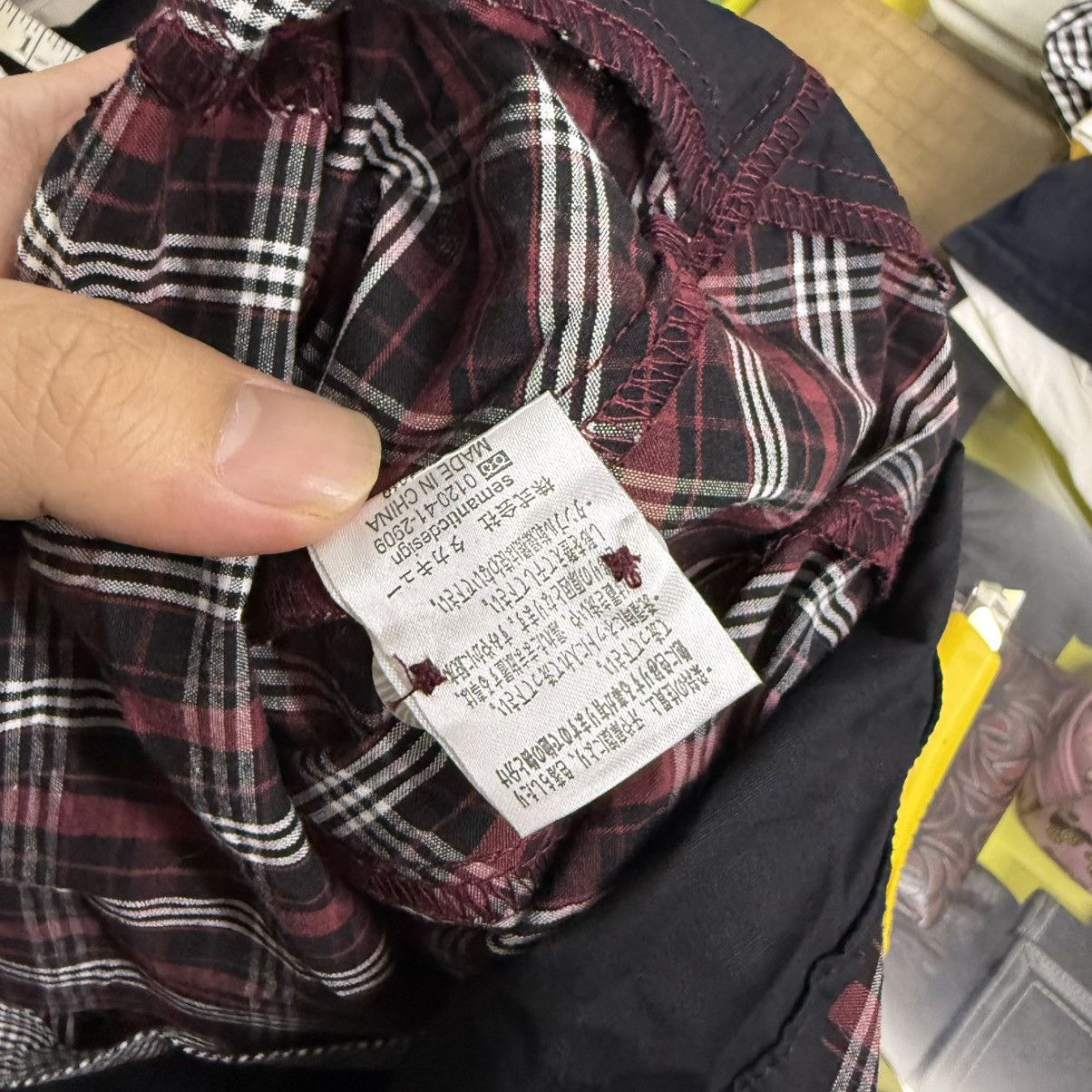 If Six Was Nine Semantic design Gothic Punk Riot Flannel Doibke Collar Size US M / EU 48-50 / 2 - 7 Thumbnail