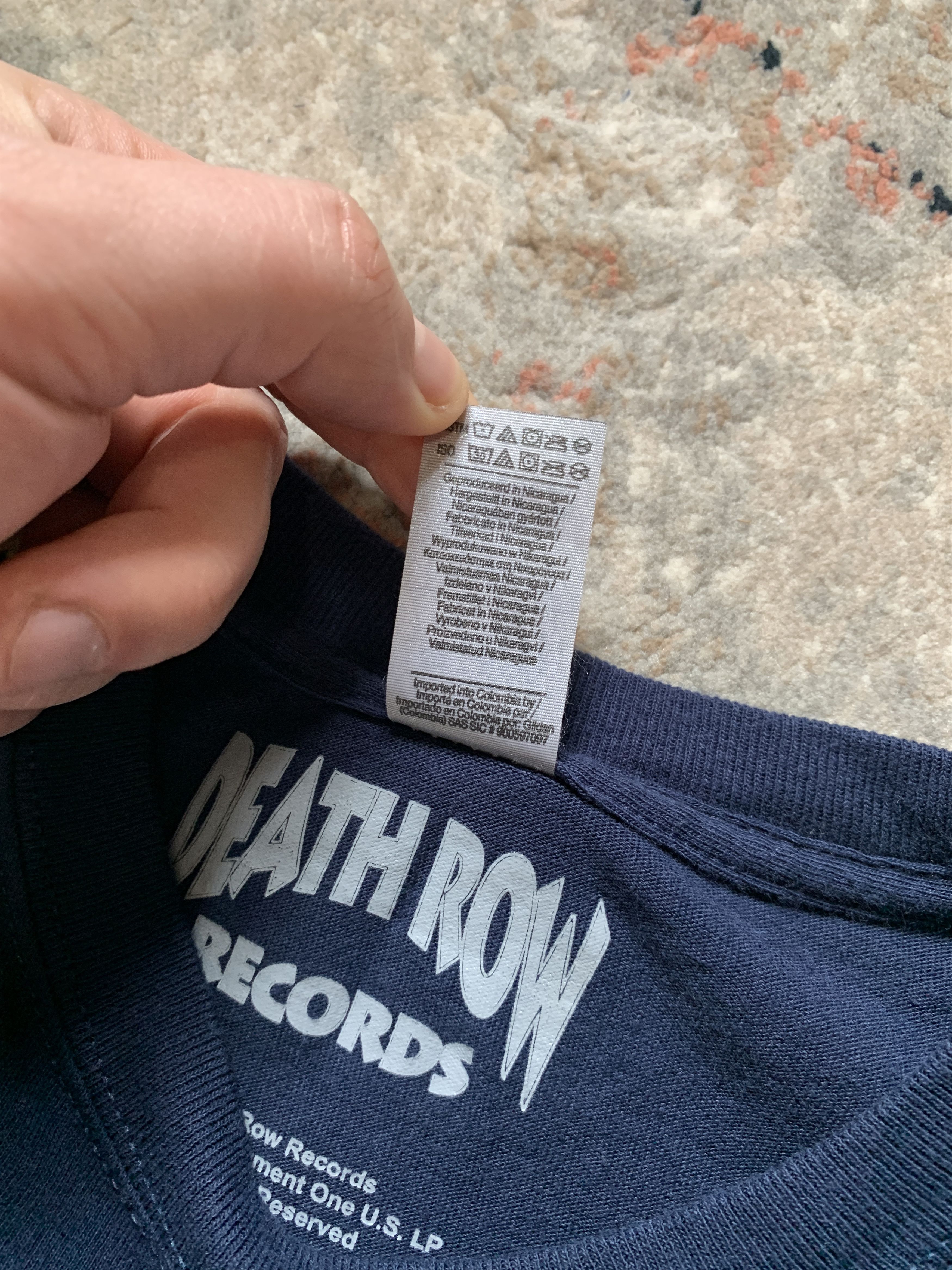 Death Row Records × Rap Tees Death Row Records Tee Size US M / EU 48-50 / 2 - 6 Thumbnail
