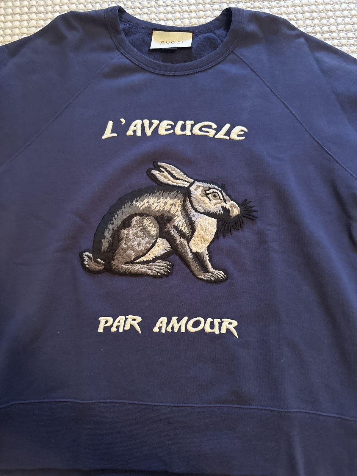 Gucci Gucci Embroidered Sweatshirt Size US S / EU 44-46 / 1 - 3 Thumbnail