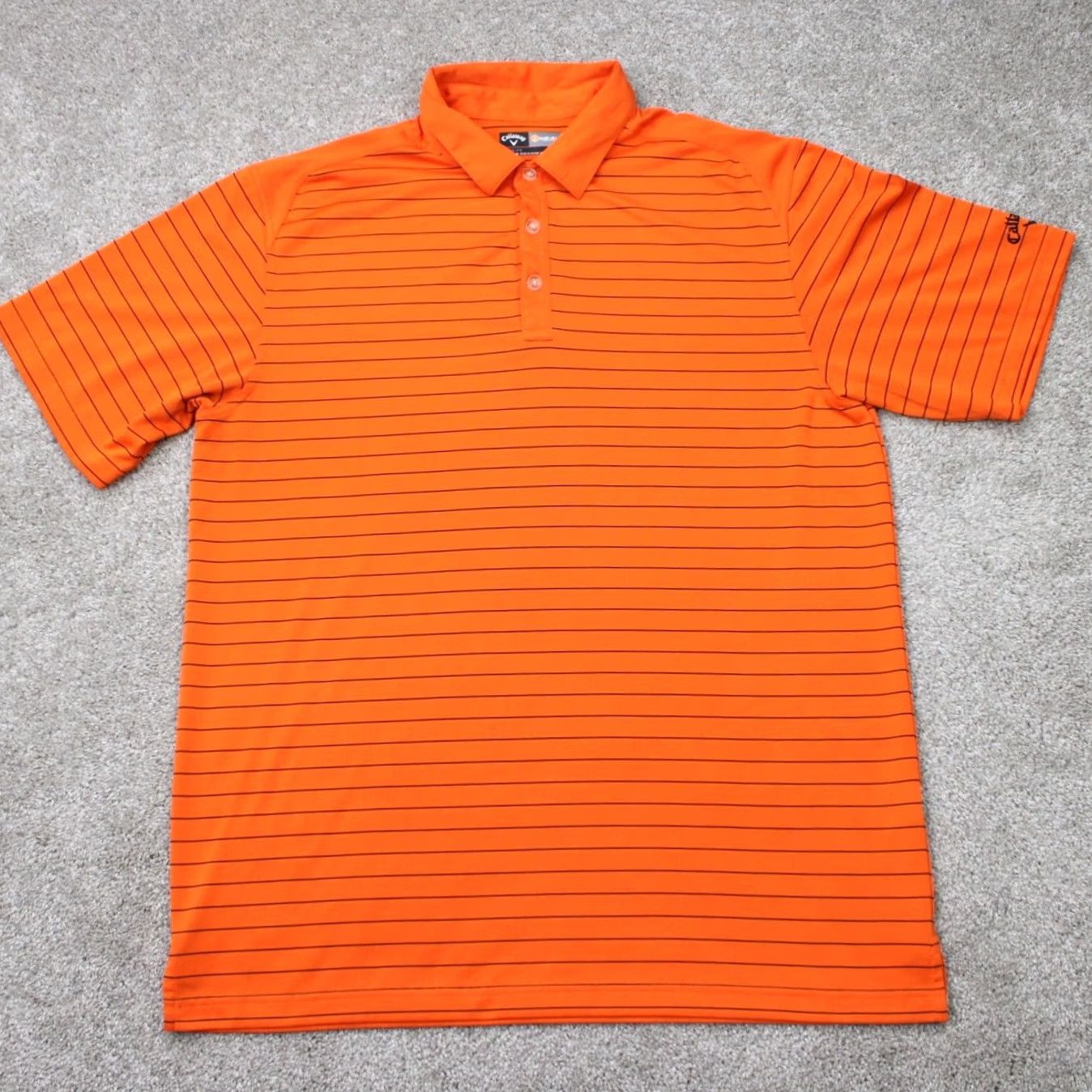 Callaway Callaway Opti-Dri Polo Shirt Mens XL Orange 100% Polyester Short Sleeve Golf Shirt Polo Shirt Nike? Size US XL / EU 56 / 4 - 2 Thumbnail