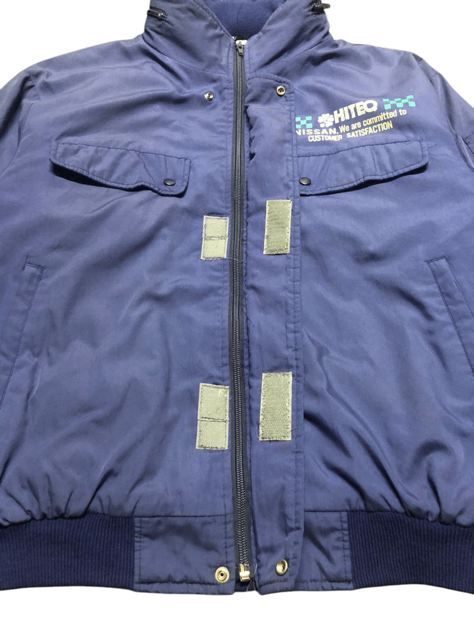 Nissan Vintage Nissan Hiteq Bomber Jacket Dirty Size US L / EU 52-54 / 3 - 5 Thumbnail