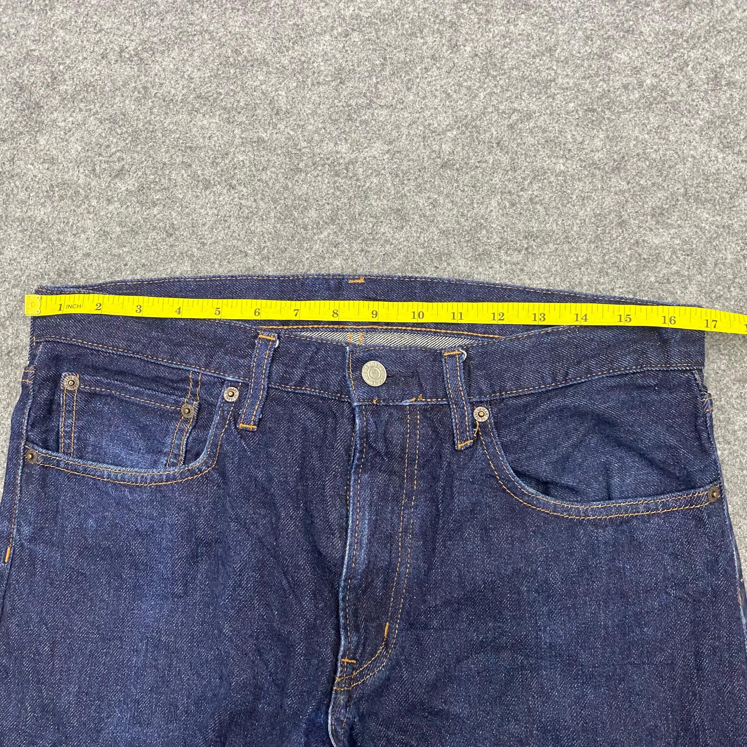 GU 💥Best Offer💥Vintage Gu Japanese Brand Distressed Denim Size US 34 / EU 50 - 5 Thumbnail