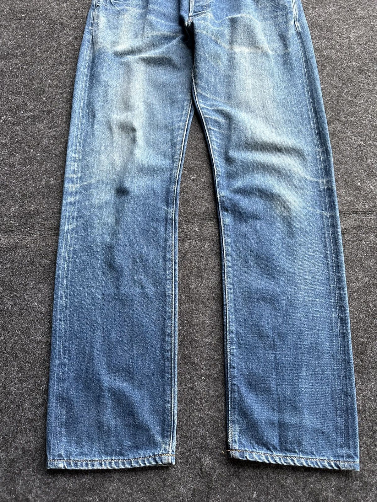Journal Standard × KOJIMA GENES Vintage Relume Journal Standard Redline Faded Denim D414 Size US 33 - 3 Thumbnail