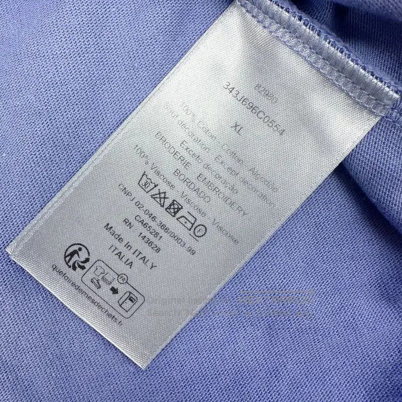 Dior Dior Men's XXL Blue Gray T-Shirt . Size US XL / EU 56 / 4 - 8 Thumbnail