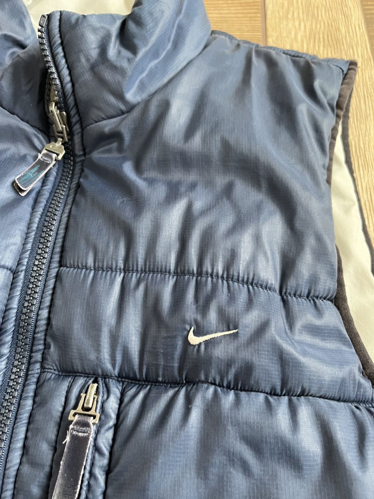 Nike Nike vintage y2k blue quilted puffer down vest gilet swoosh Size US M / EU 48-50 / 2 - 4 Thumbnail