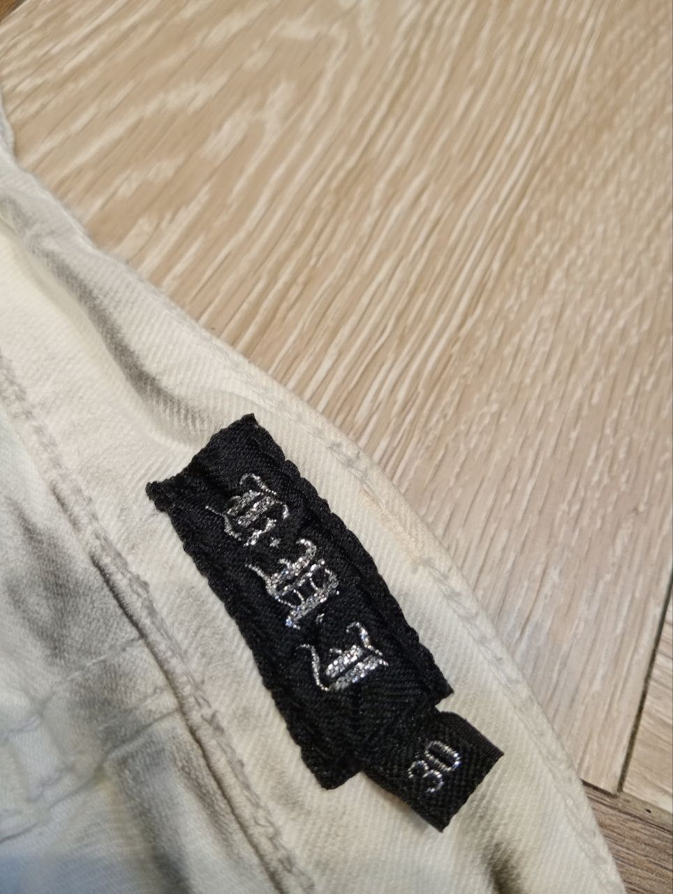 If Six Was Nine K.U.I ASH PUNK CREASE CLOUDY COAT STUDDED STRETCH DENIM Size US 30 / EU 46 - 7 Thumbnail