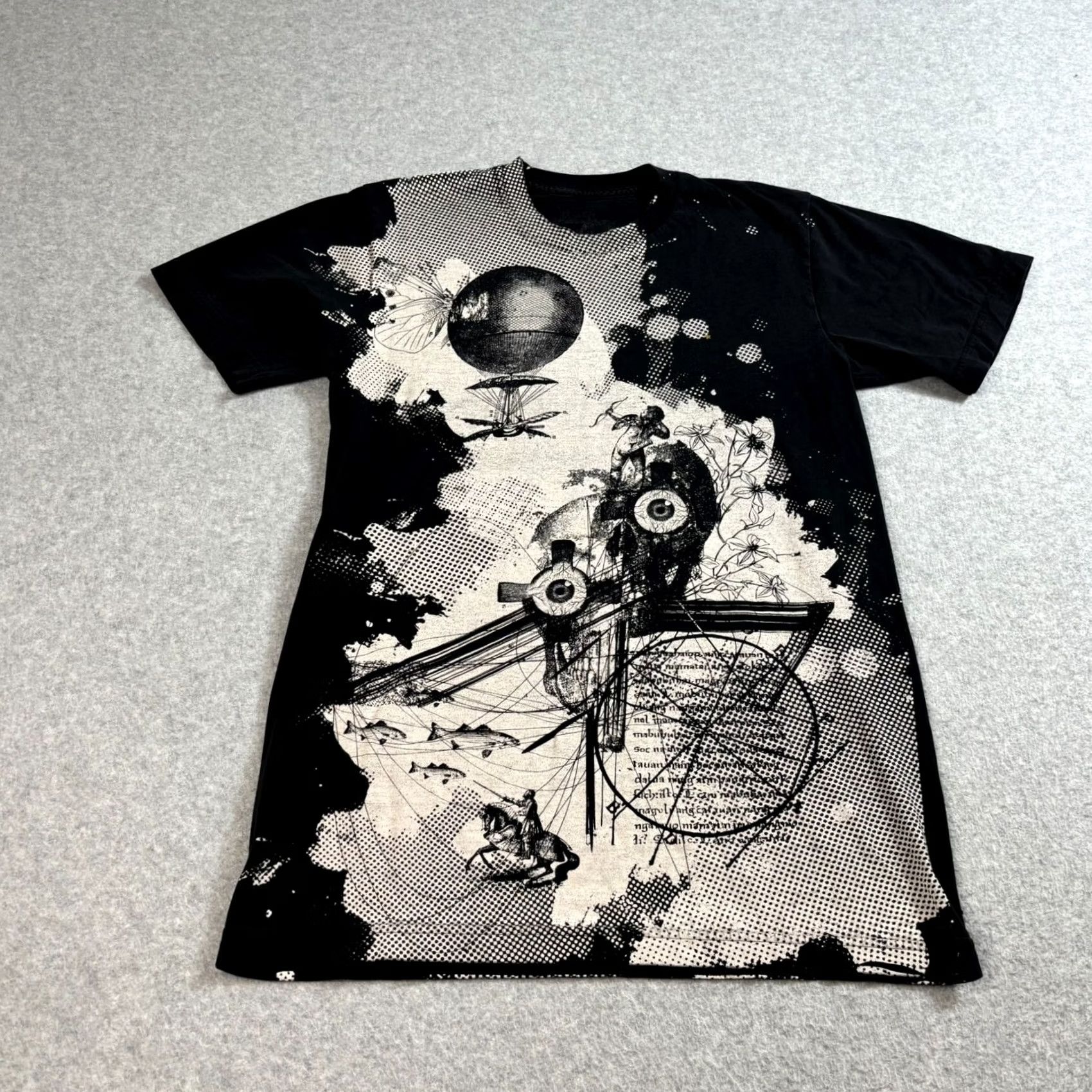 Threadless Threadless Heaven Earth Tshirt Men M Black Graphic Print Made USA Art To Wear Size US M / EU 48-50 / 2 - 4 Thumbnail