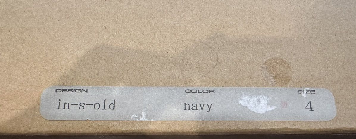 Hender Scheme Hender Scheme “Old End” Ridgeway — Navy— Size 4 (US 8.5) Size US 8.5 / EU 41-42 - 4 Thumbnail