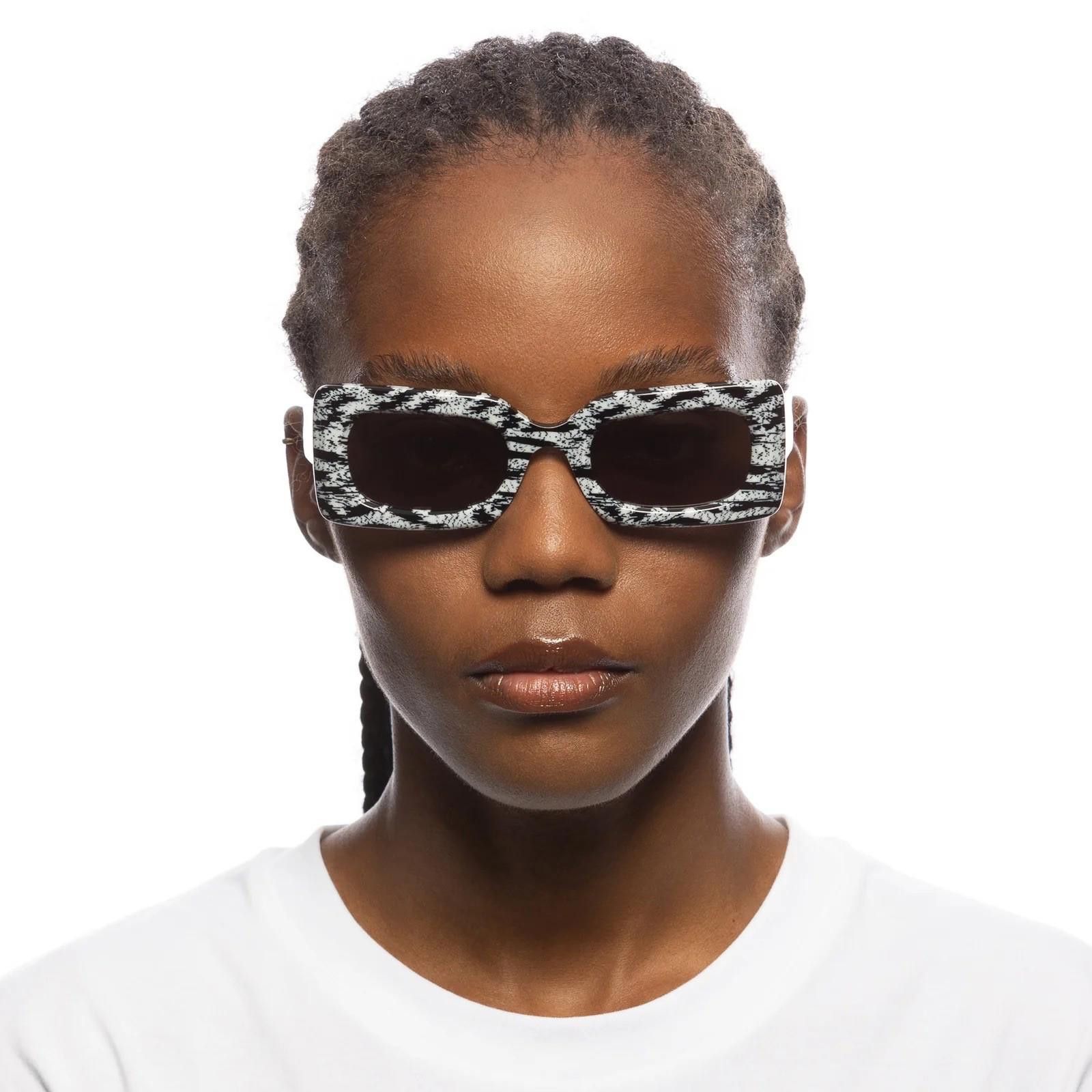 Le Specs New le specs sunglasses DAMNEDEST black DIGITAL DALMATIAN Size ONE SIZE - 2 Thumbnail