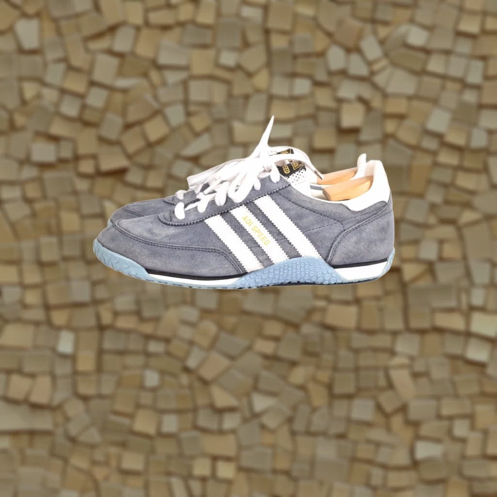 Adidas VINTAGE Adidas Adi Speed Sneakers Trainers 2005 Leather US 7 Womens Blue 116975 Size US 7 / IT 37 - 1 Thumbnail