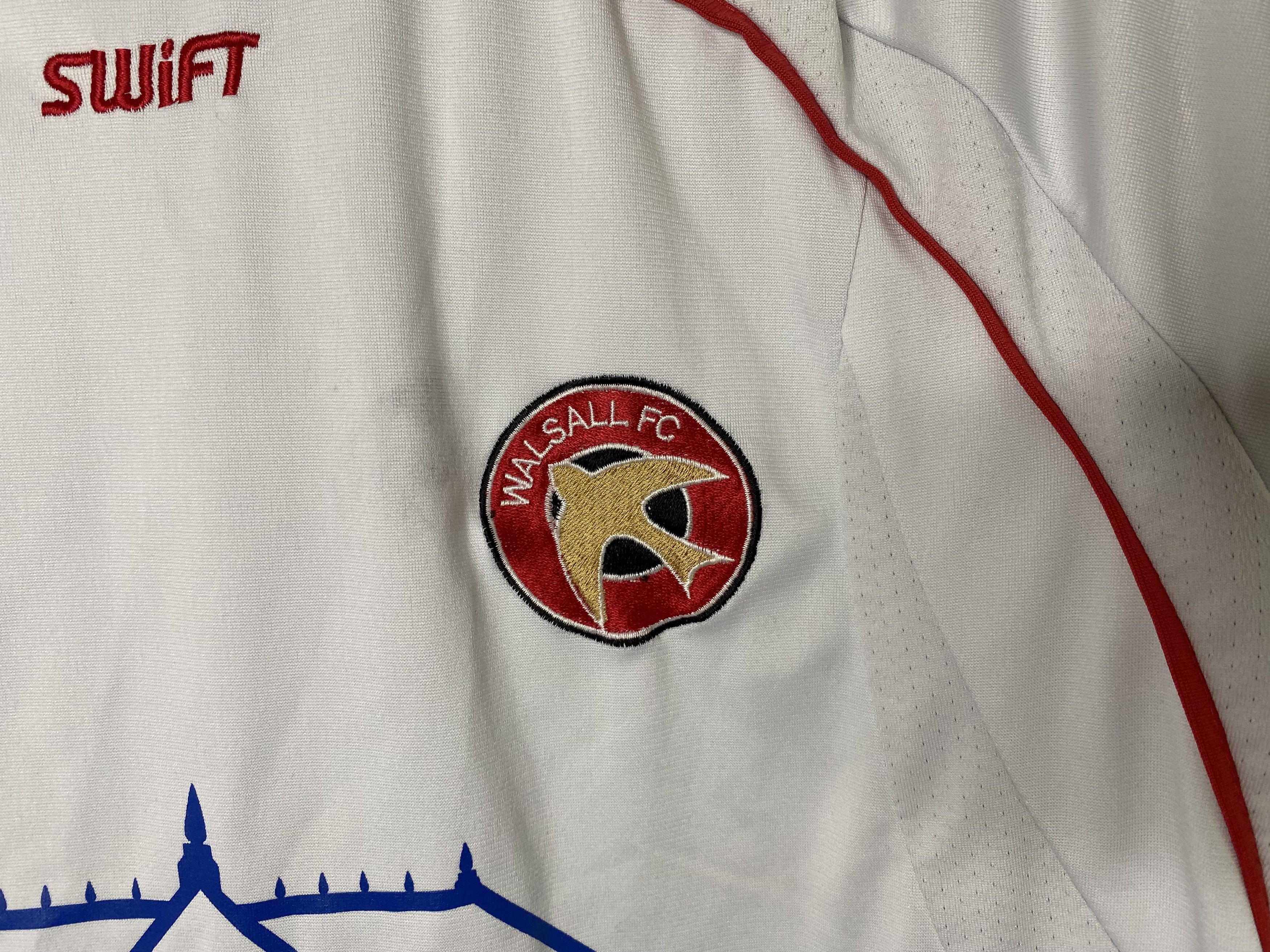 UEFA WALSALL FC 2008 HOME FOOTBALL SHIRT SOCCER JERSEY 120 YEARS Size US XL / EU 56 / 4 - 4 Thumbnail