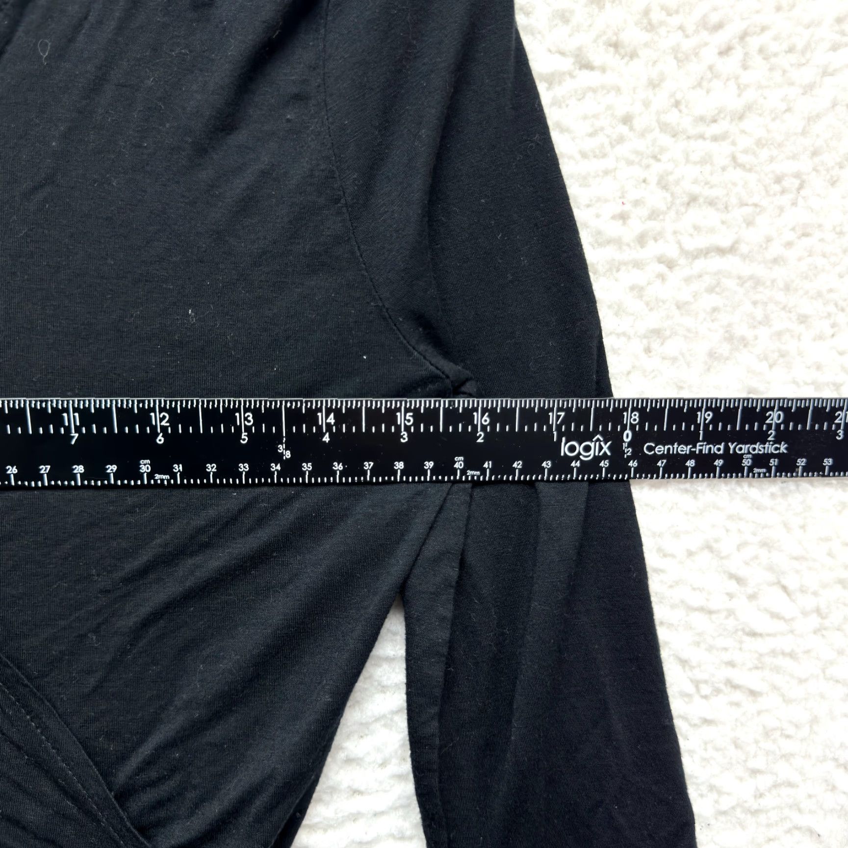Vintage VINTAGE The Limited Wrap Top Shirt Womens S Black Rhinestone Whimsigoth Y2K 【Office Fairy】 Size S / US 4 / IT 40 - 5 Thumbnail