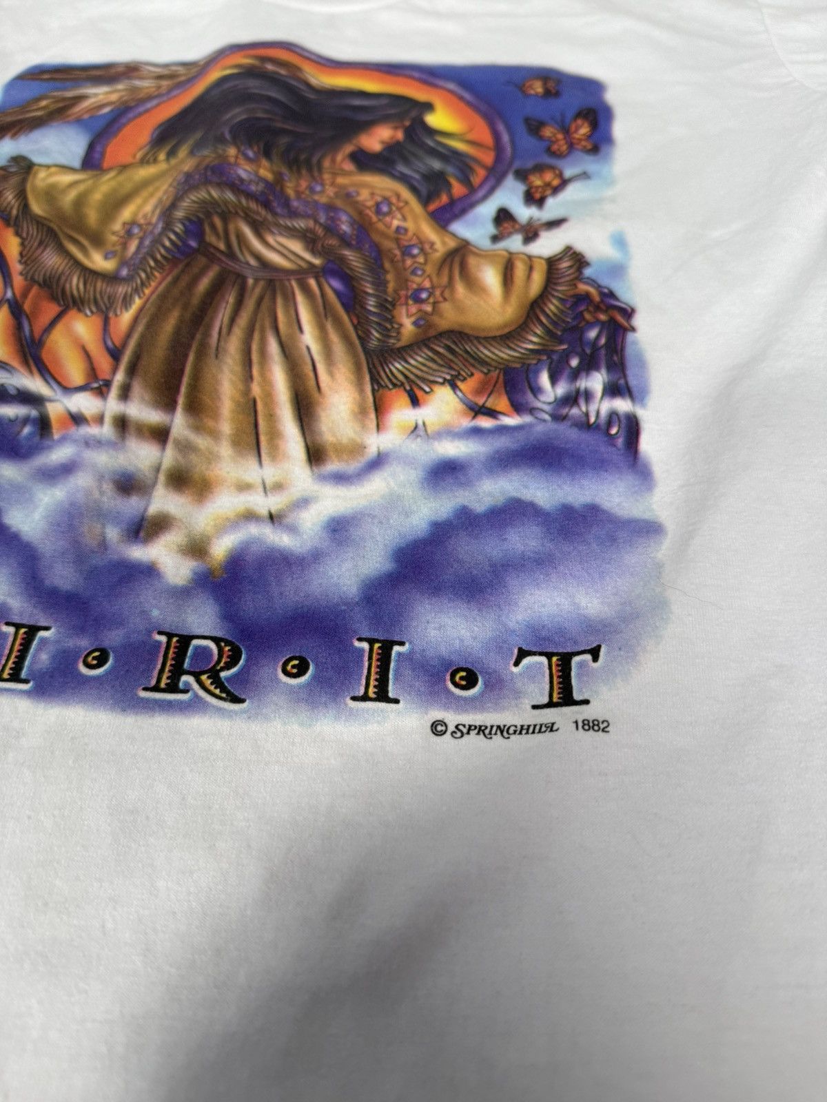 Vintage Vintage Spirit Western Indigenous Print T-Shirt Size US S / EU 44-46 / 1 - 4 Thumbnail