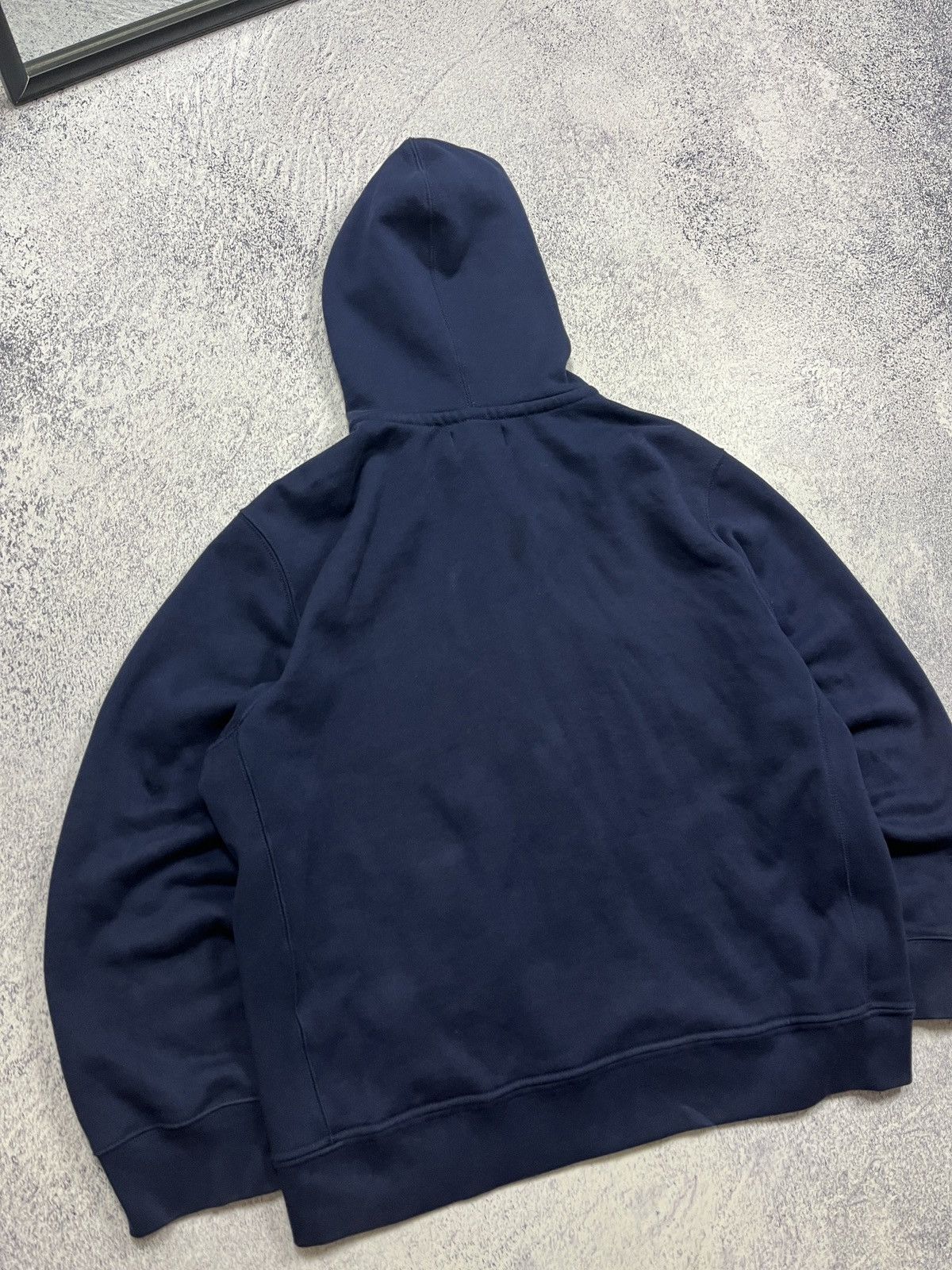 Polo Ralph Lauren × Vintage Polo Ralph Lauren Vintage Y2k Navy Red Pony Zip Hoodie Rare Size US XXL / EU 58 / 5 - 7 Thumbnail