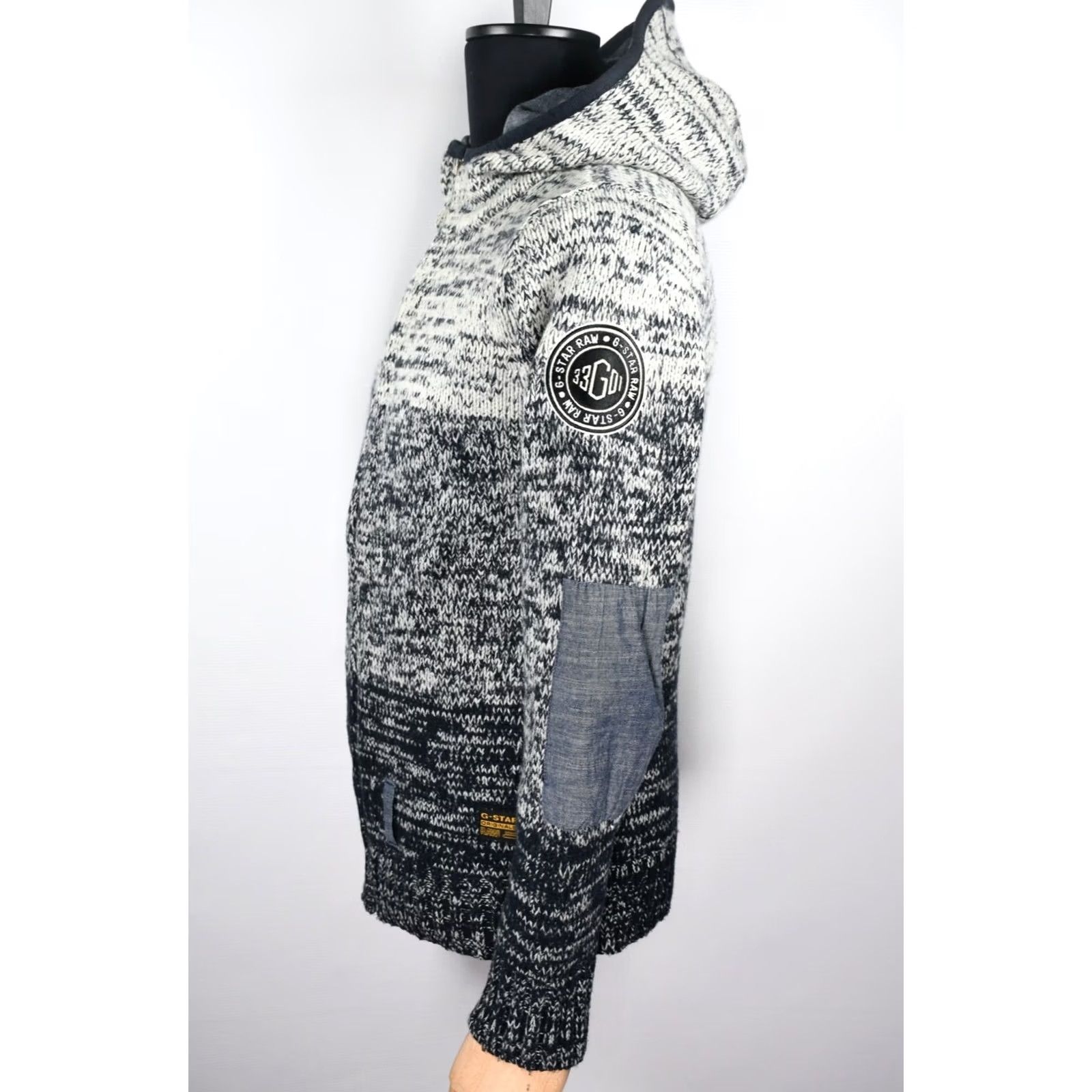 G-Star G-Star ARIZONA HOODED JACKET Sweater L Mens Multicolor Lambwool Knit Geometric Stars Casual Size US L / EU 52-54 / 3 - 5 Thumbnail
