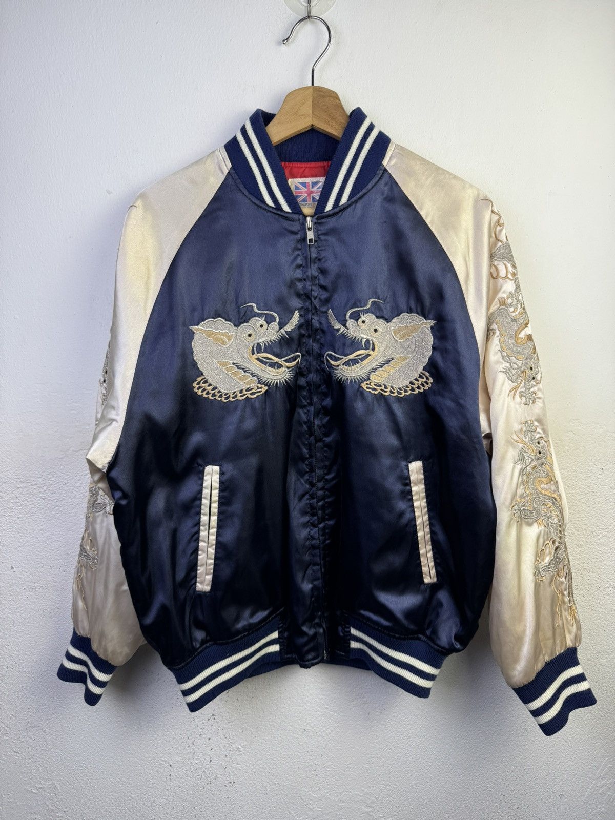 Japanese Brand Vintage Sukajan souvenir jacket Yokosuka jacket Size US L / EU 52-54 / 3 - 1 Thumbnail