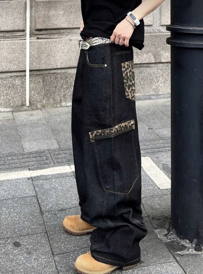 Jean Fukuoka x Hioki Baggy Patcwork Wide Leg Jeans Size US 30 / EU 46 - 6 Thumbnail