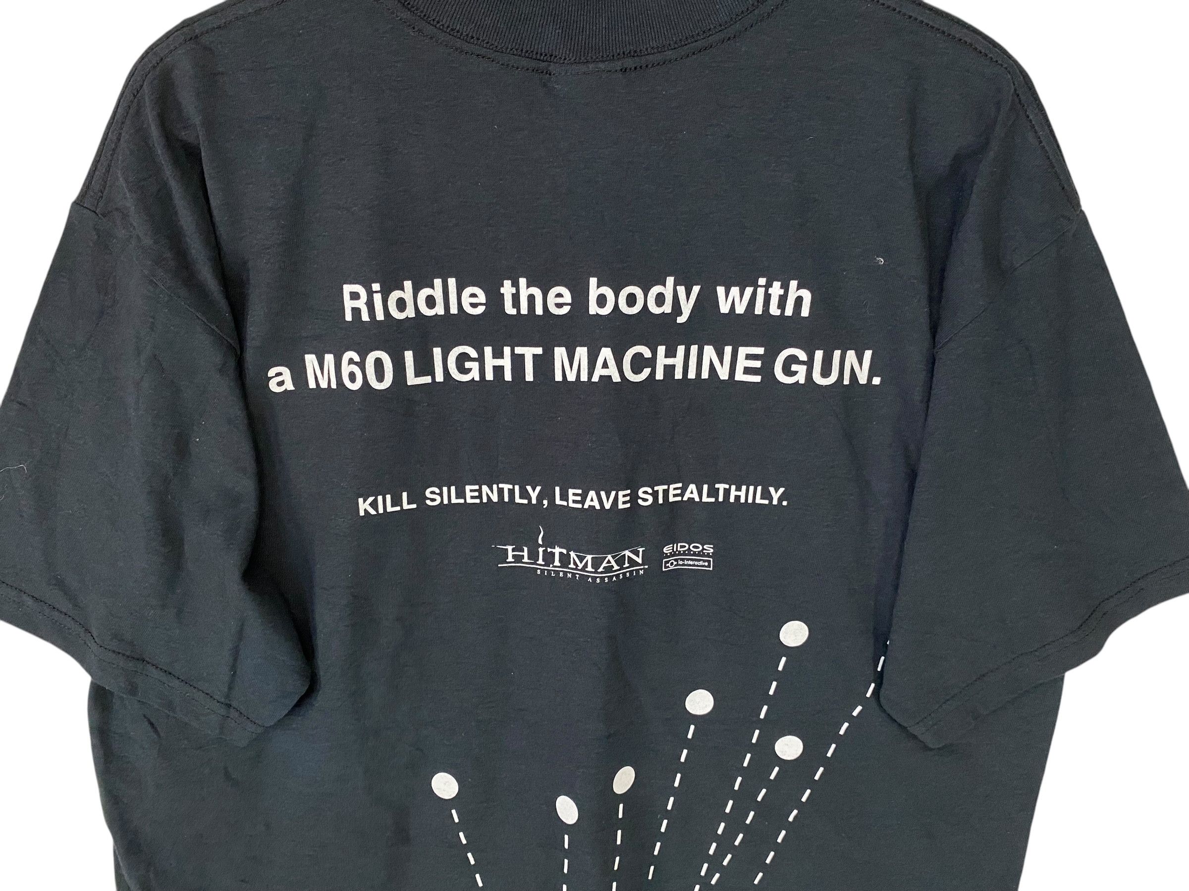 Playstation × Vintage 2000s Hitman Silent Assasin video game tshirt Deadstock Size US L / EU 52-54 / 3 - 6 Thumbnail