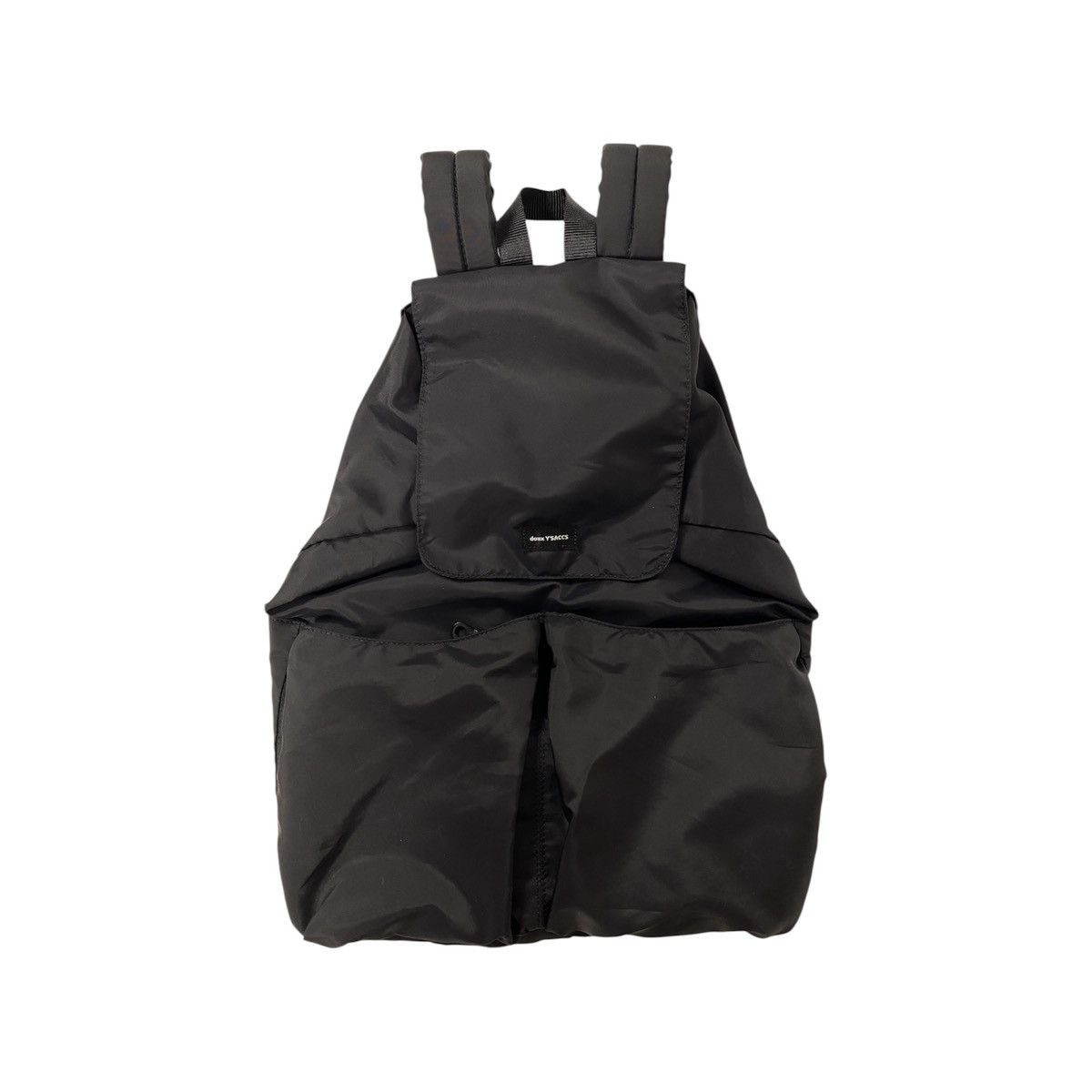 Yohji Yamamoto 2000 Yohji Yamamoto Y’saccs Bagpack Black Nylon Size ONE SIZE - 1 Thumbnail