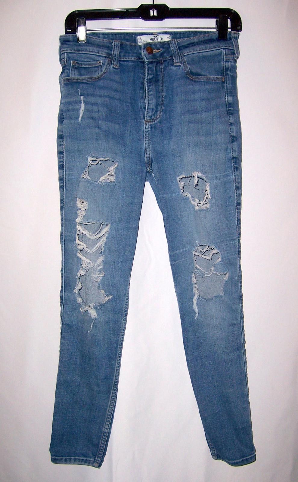 Hollister Hollister W 6S Curvy High-Rise Super Skinny Jeans-Light Wsh Size 28" / US 6 / IT 42 - 1 Thumbnail