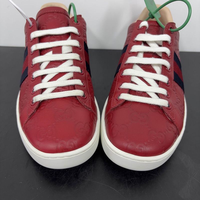 Gucci Gucci Ace Leather Low-Top Sneakers Size US 6.5 / EU 39-40 - 7 Thumbnail